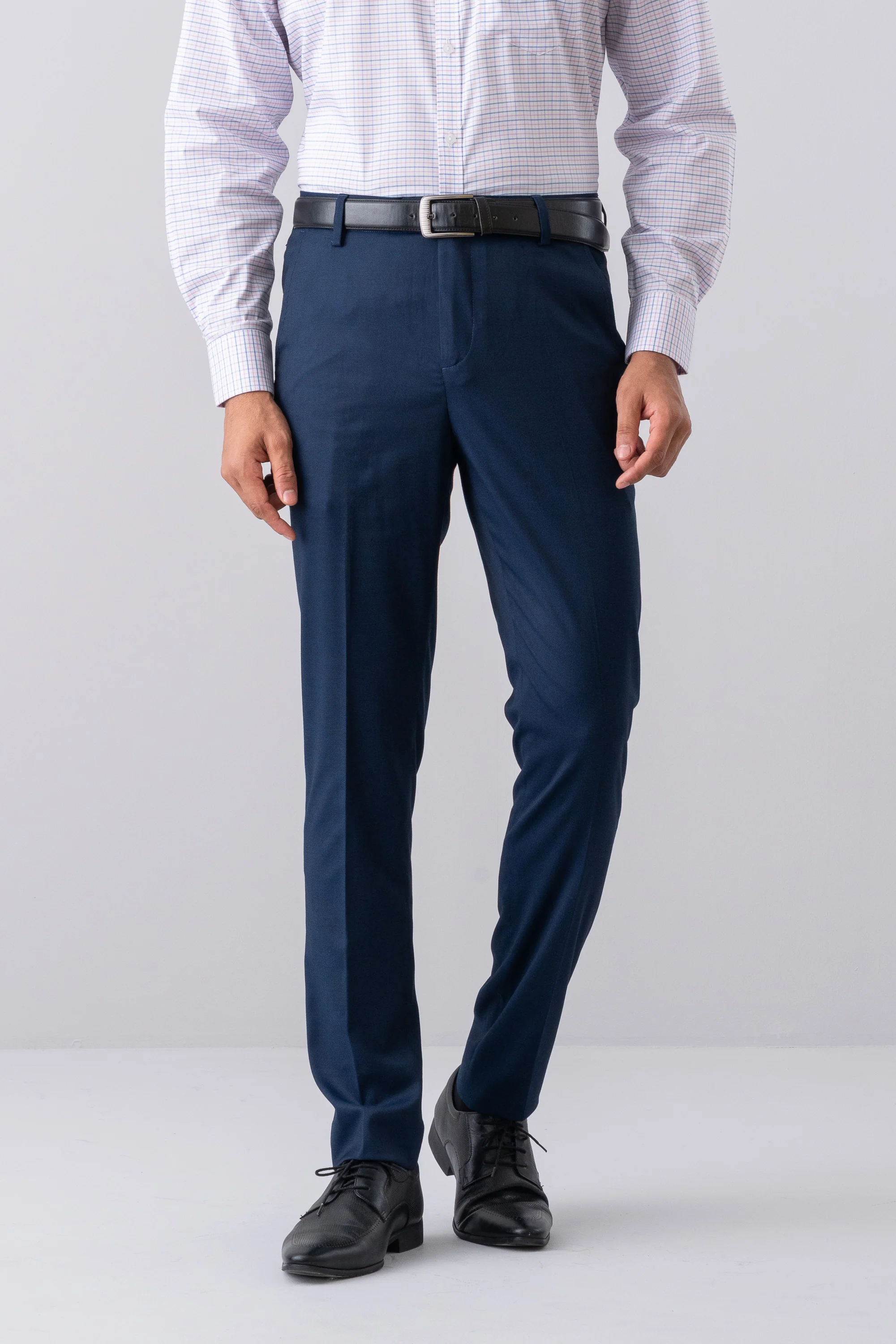 Slim Fit Dobby Texture Formal Pant - Image 7