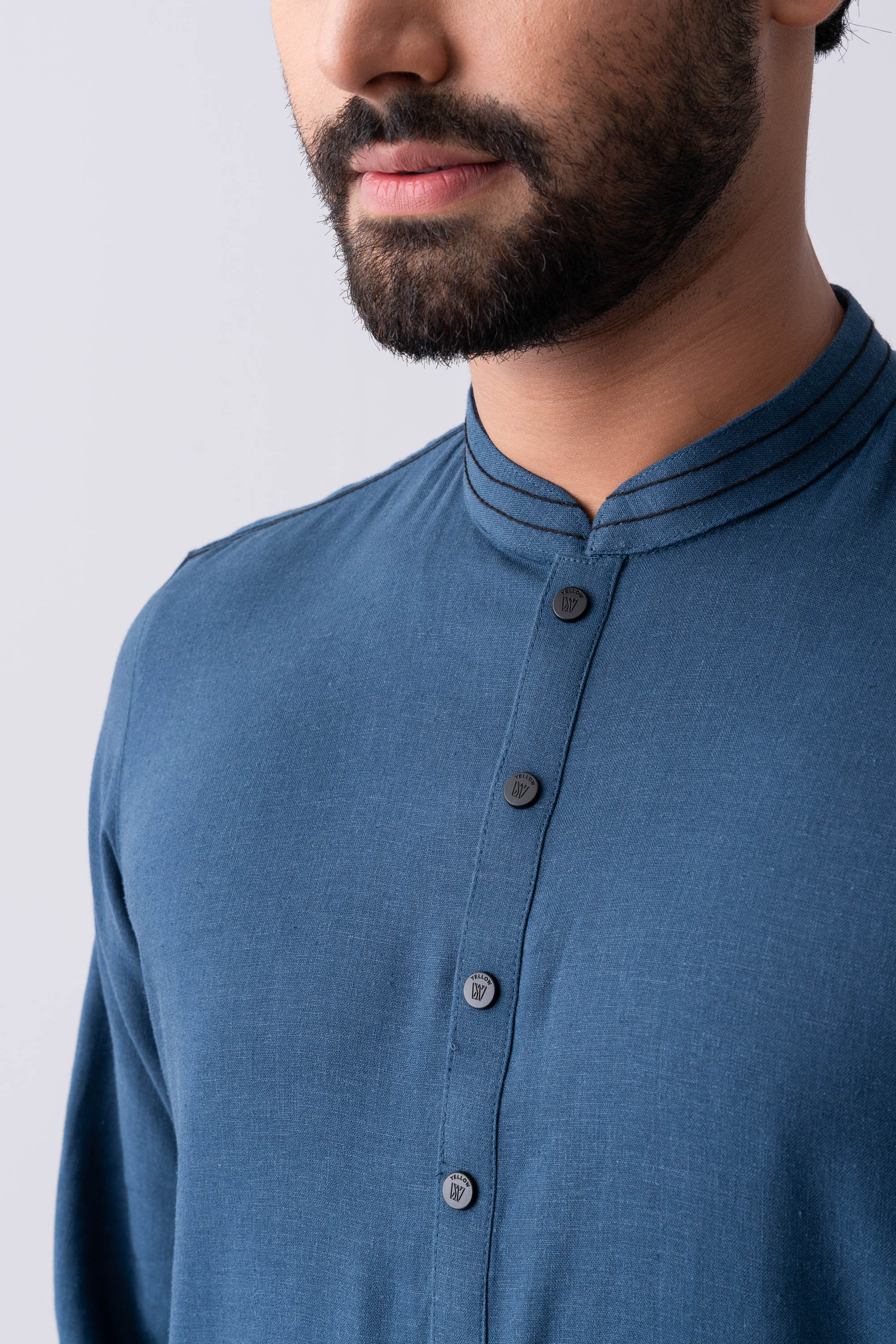 Regular Fit Blended Fabric Formal Kurta Set - Image 5