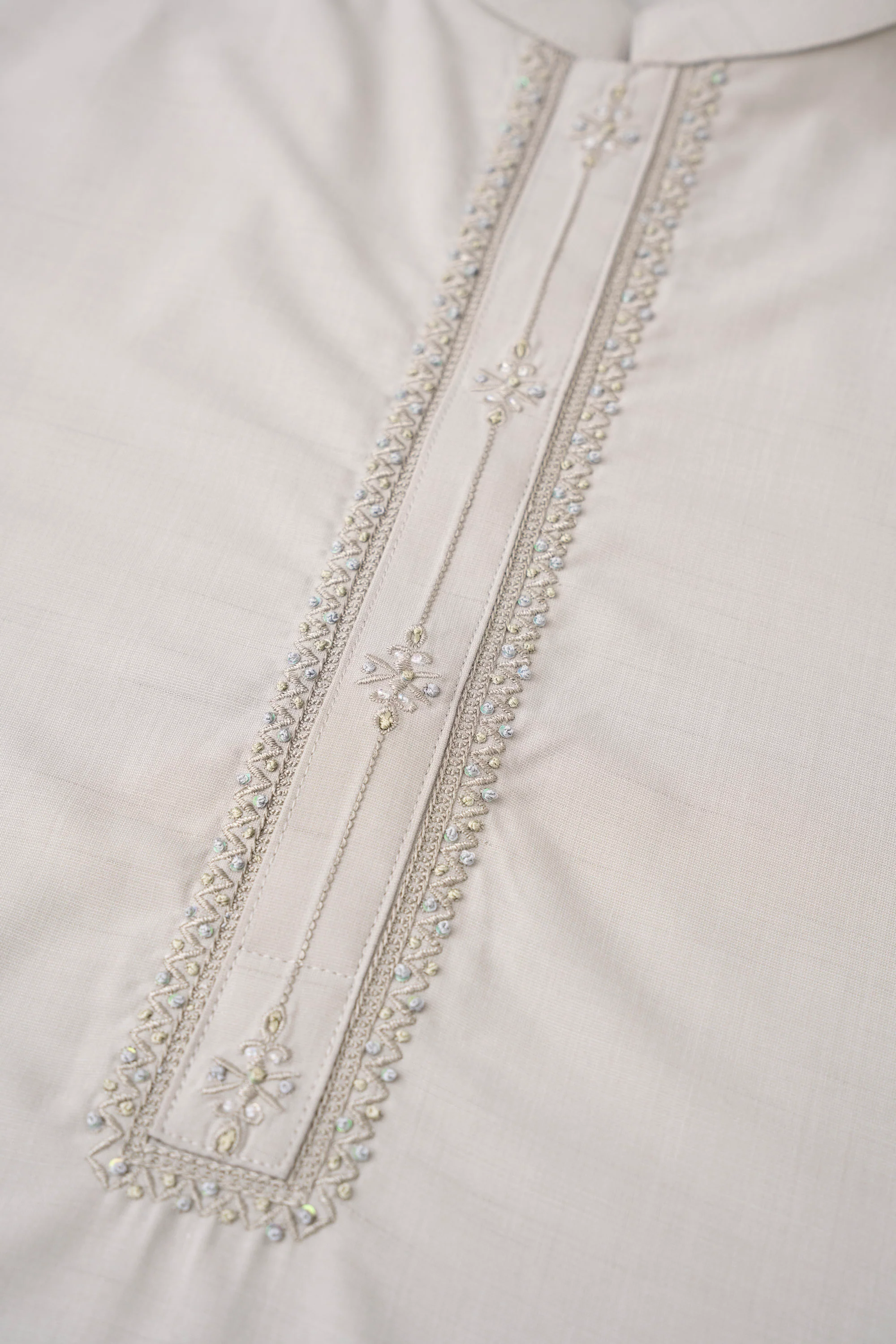 Regular Fit Blended Fabric Formal Kabli Set - Image 13