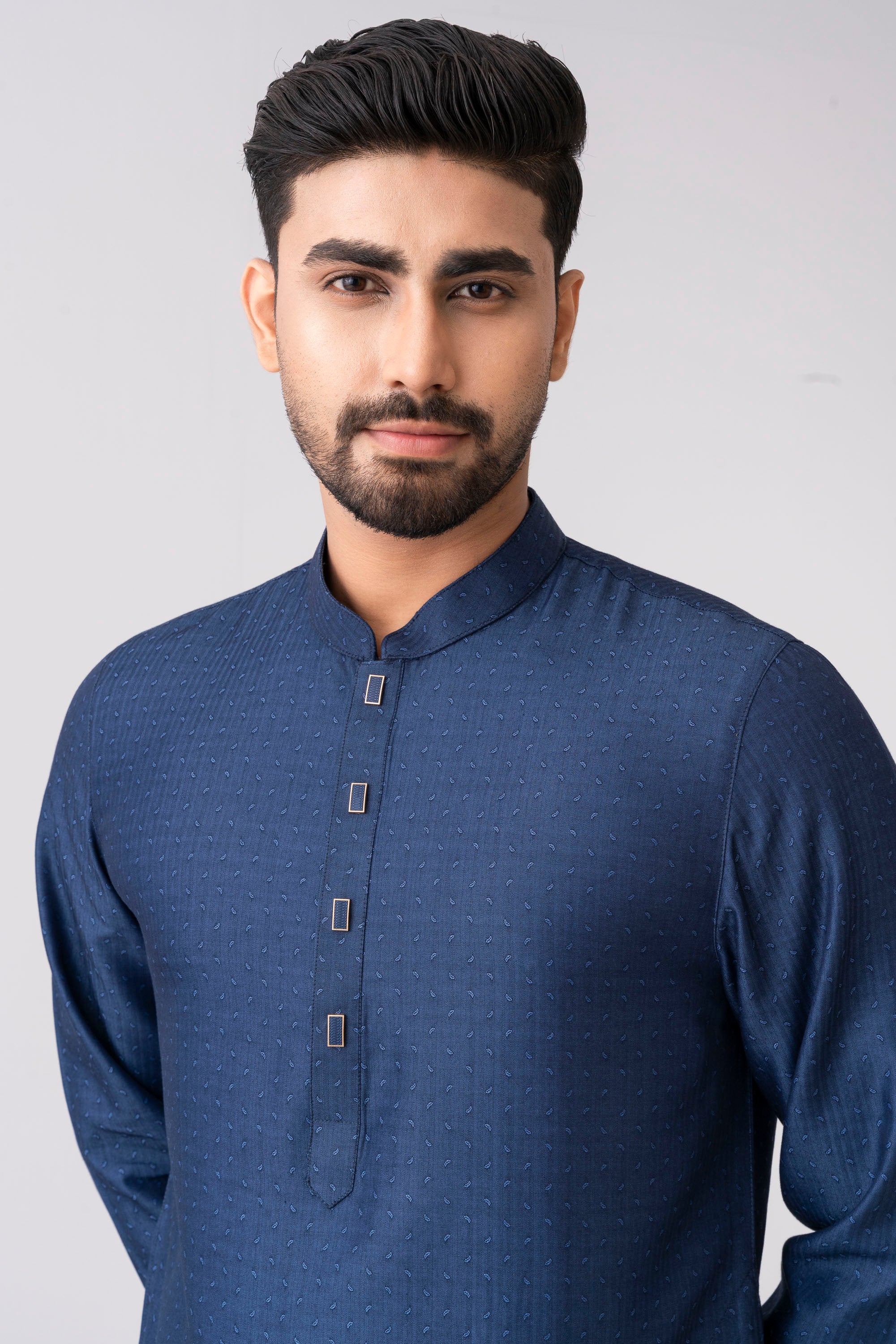 Slim Fit Semi-Formal Panjabi - Image 11