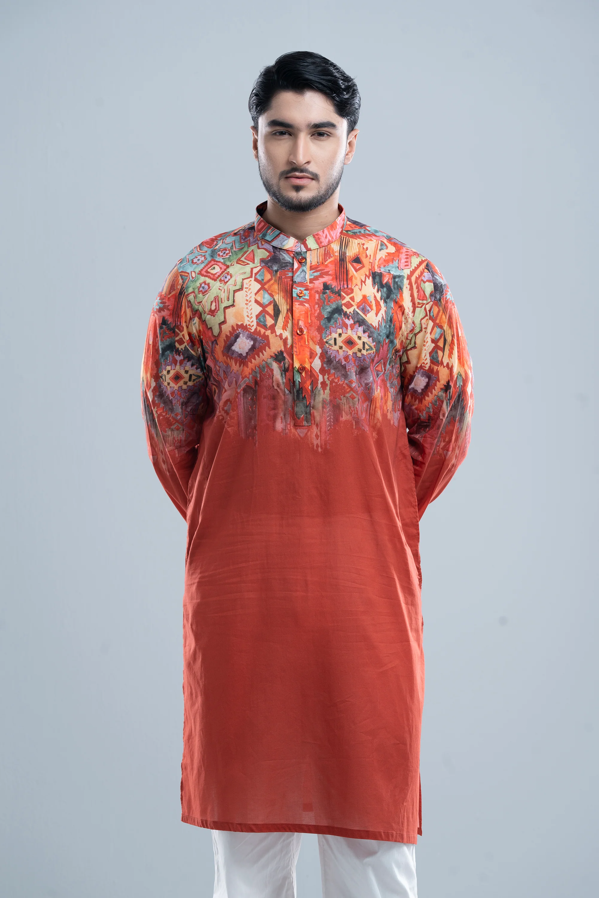Regular Fit Cotton Panjabi - Image 3