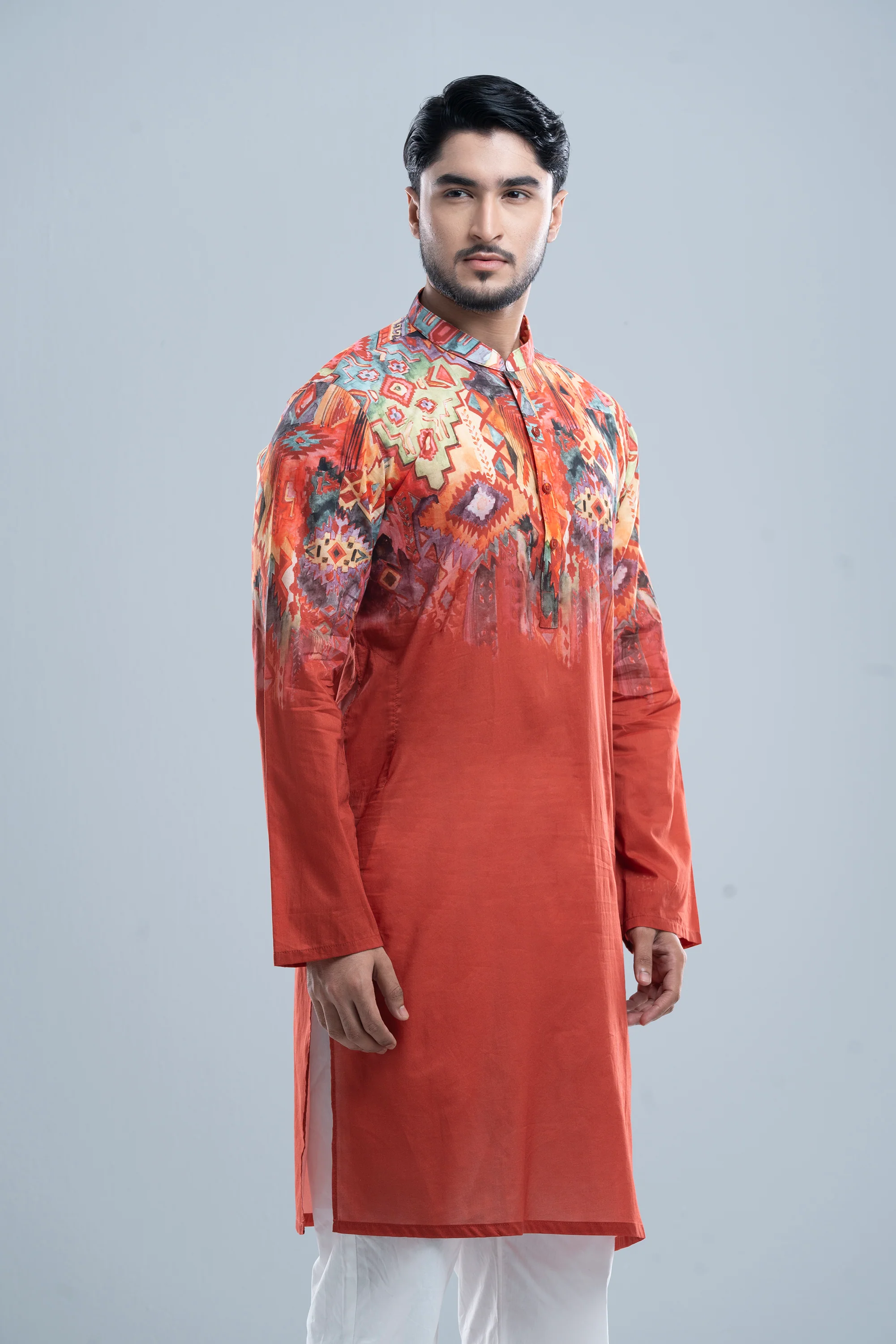 Regular Fit Cotton Panjabi - Image 4