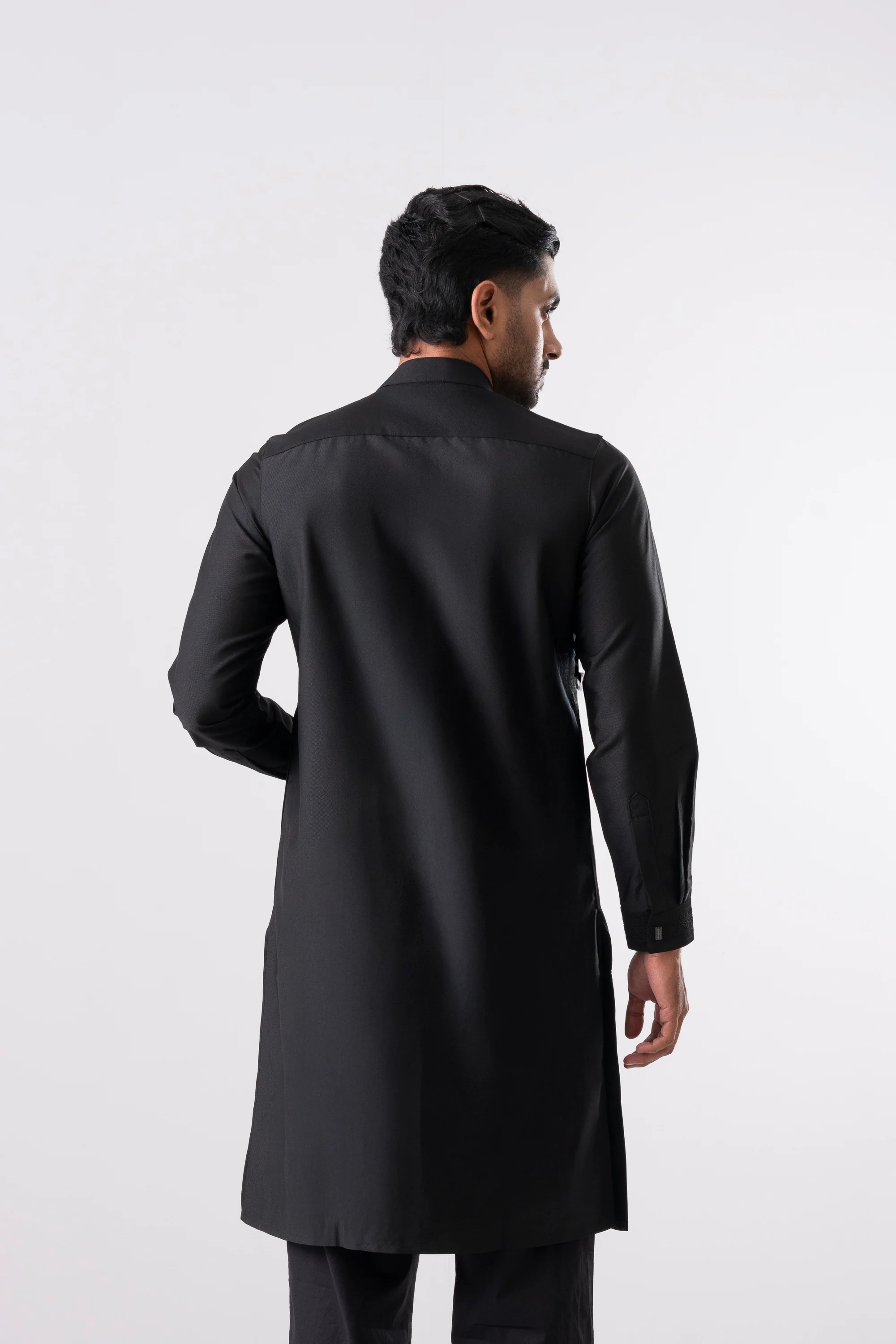Regular Fit Embroidered Formal Panjabi - Image 10