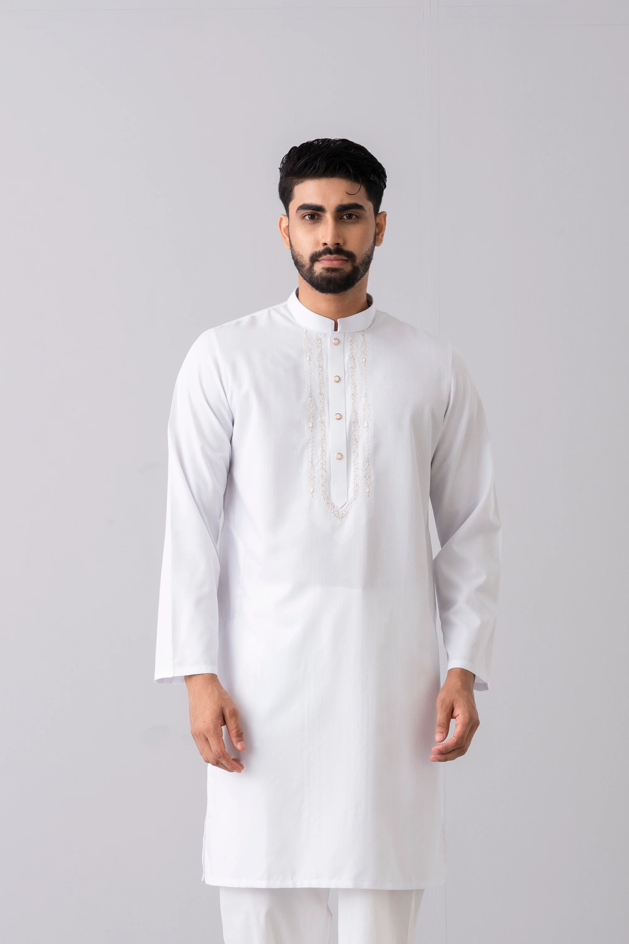 Regular Fit Semi-Formal Panjabi - Image 2