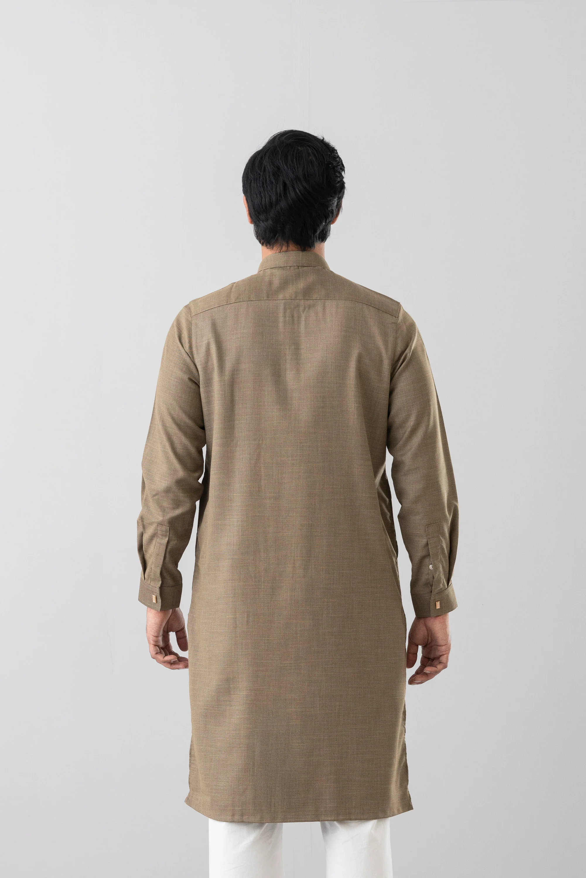 Regular Fit Embroidered Formal Panjabi - Image 4