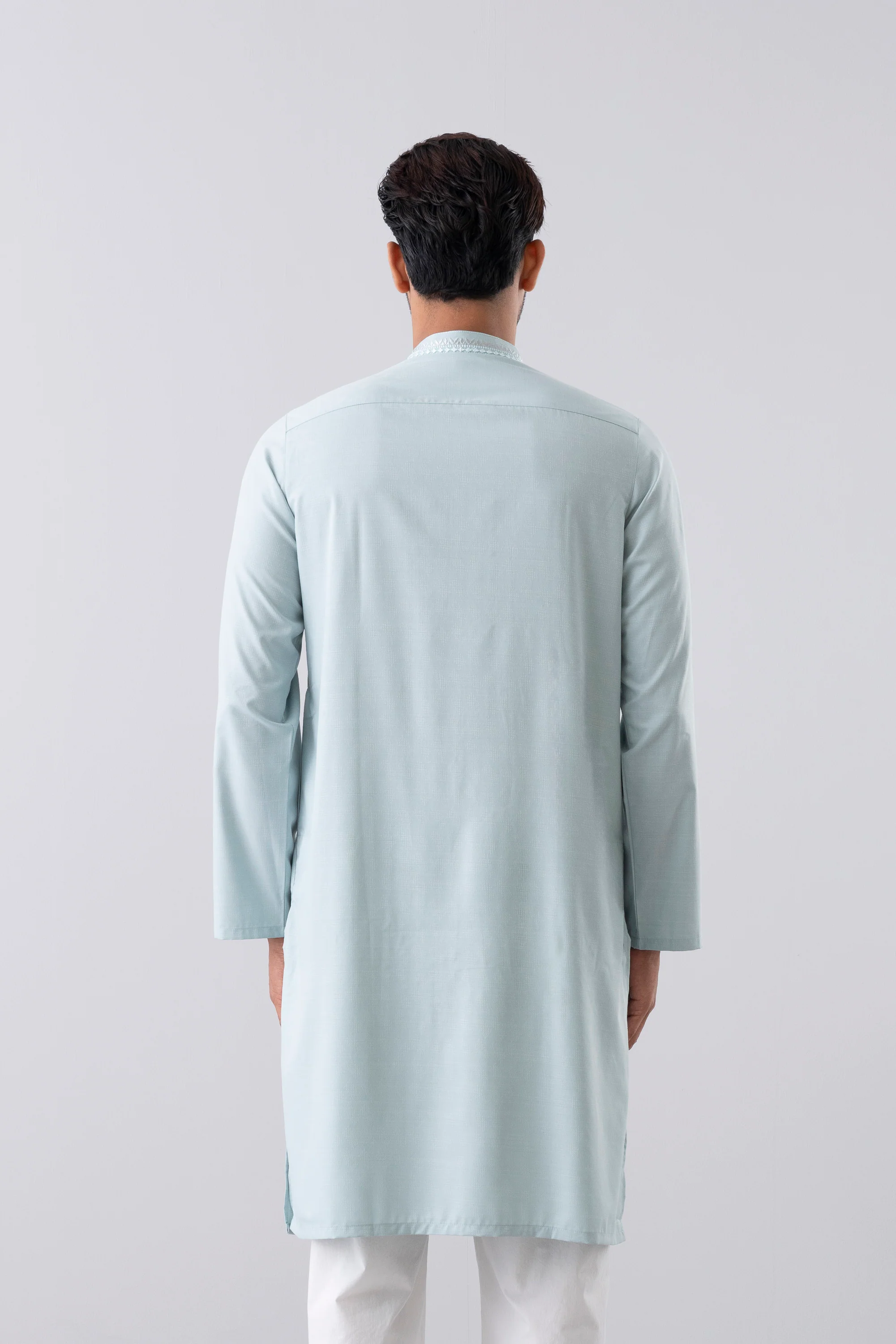 Regular Fit Embroidered Formal Panjabi - Image 10