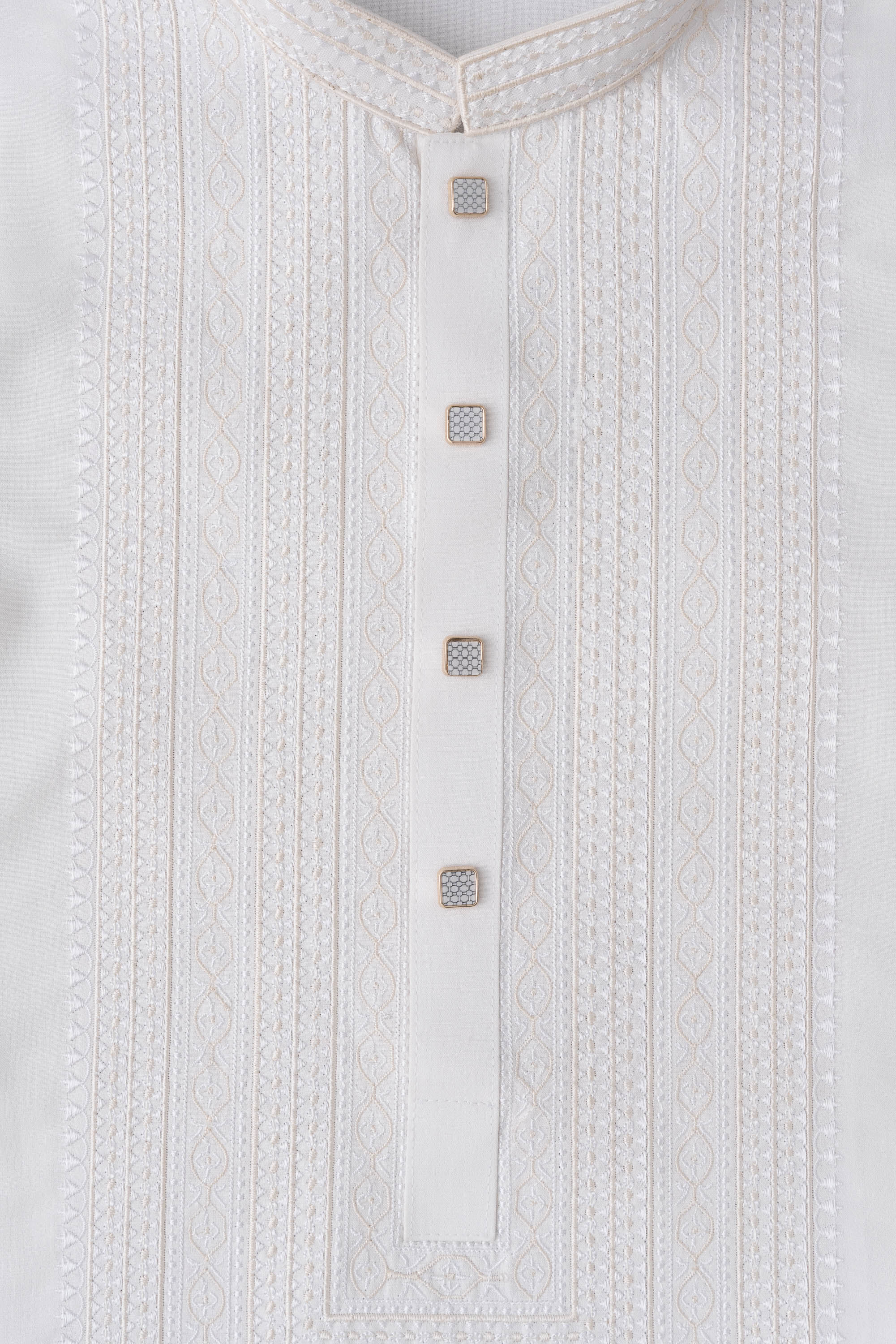 Regular Fit Embroidered Formal Panjabi - Image 6