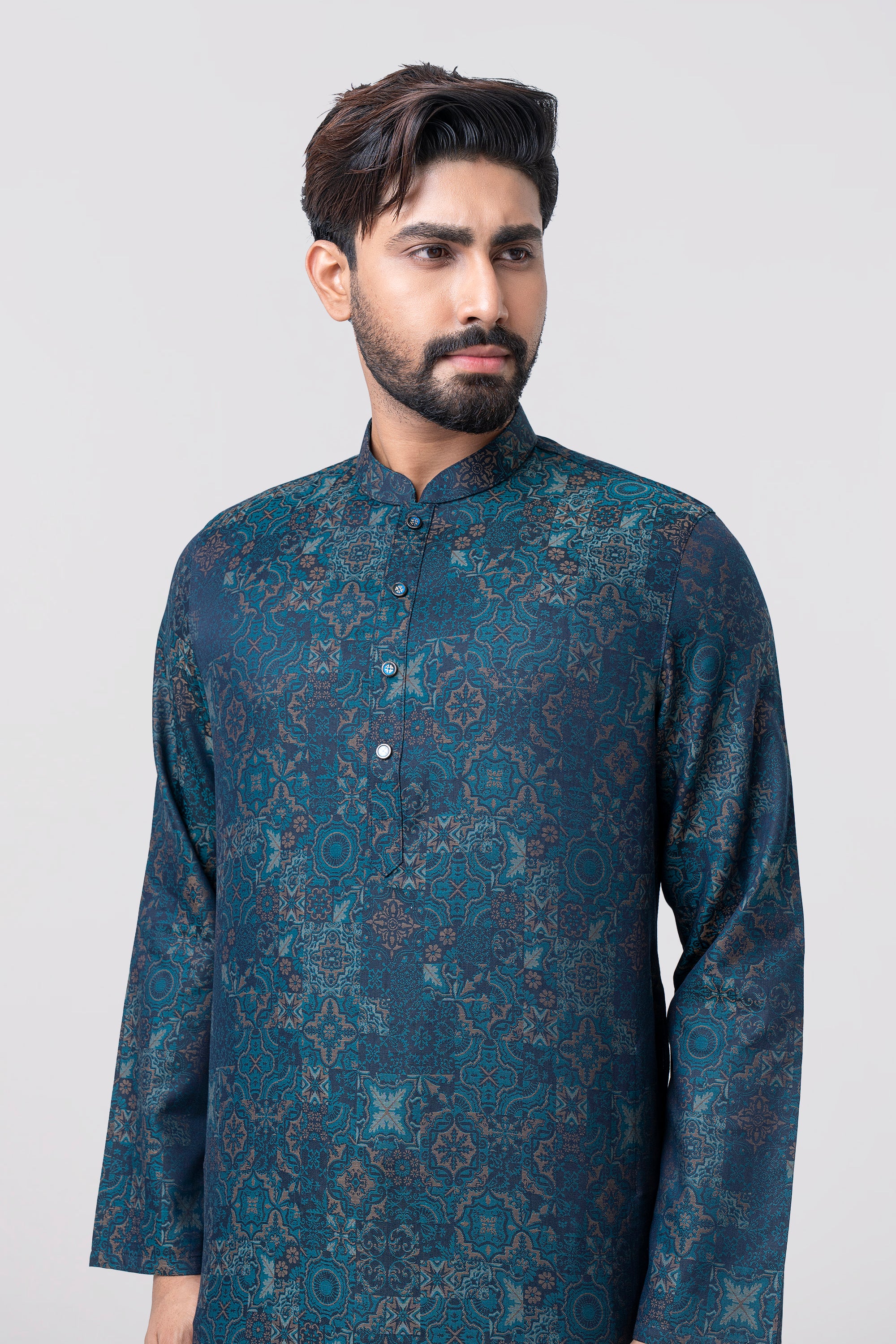 Regular Fit Semi-Formal Panjabi - Image 2