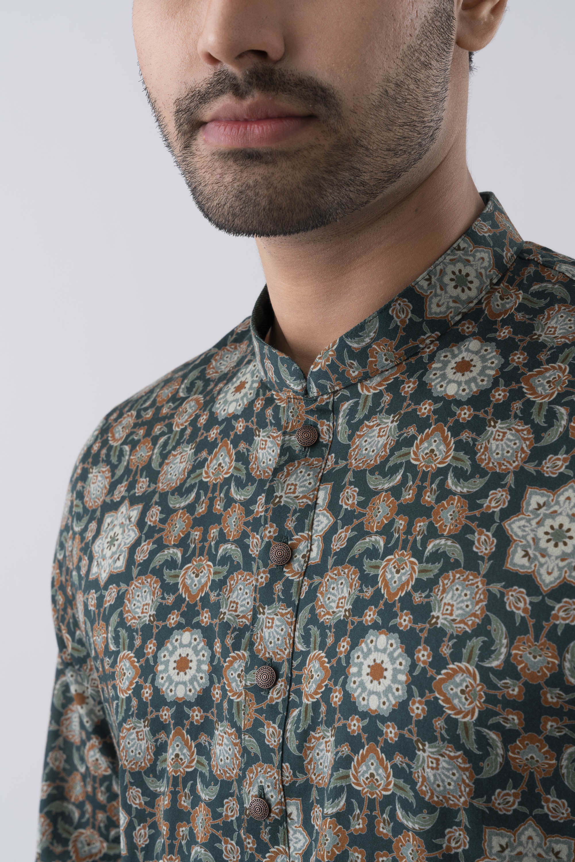 Regular Fit Printed Cotton Panjabi - Image 5