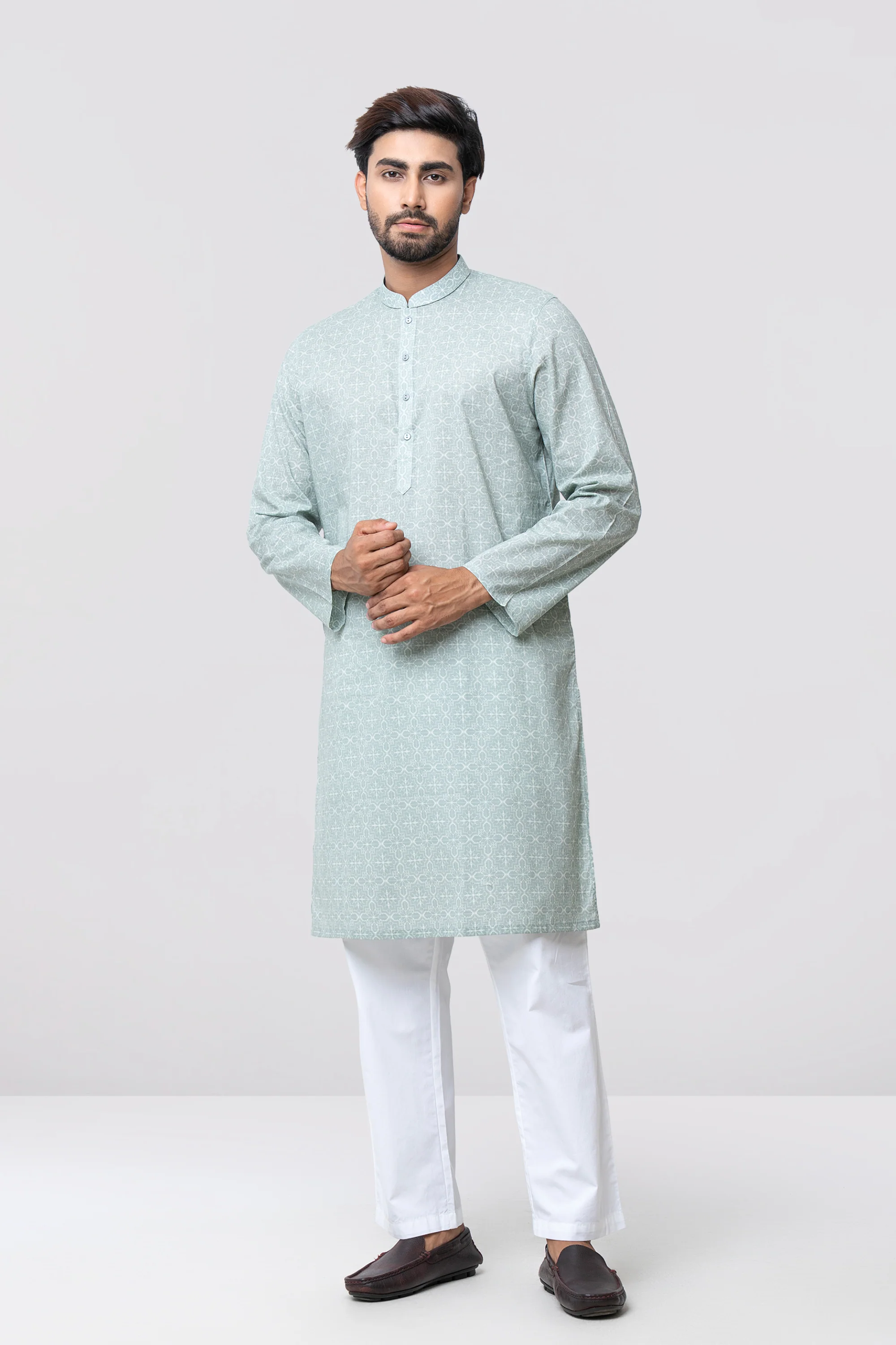 Regular Fit Printed Panjabi
