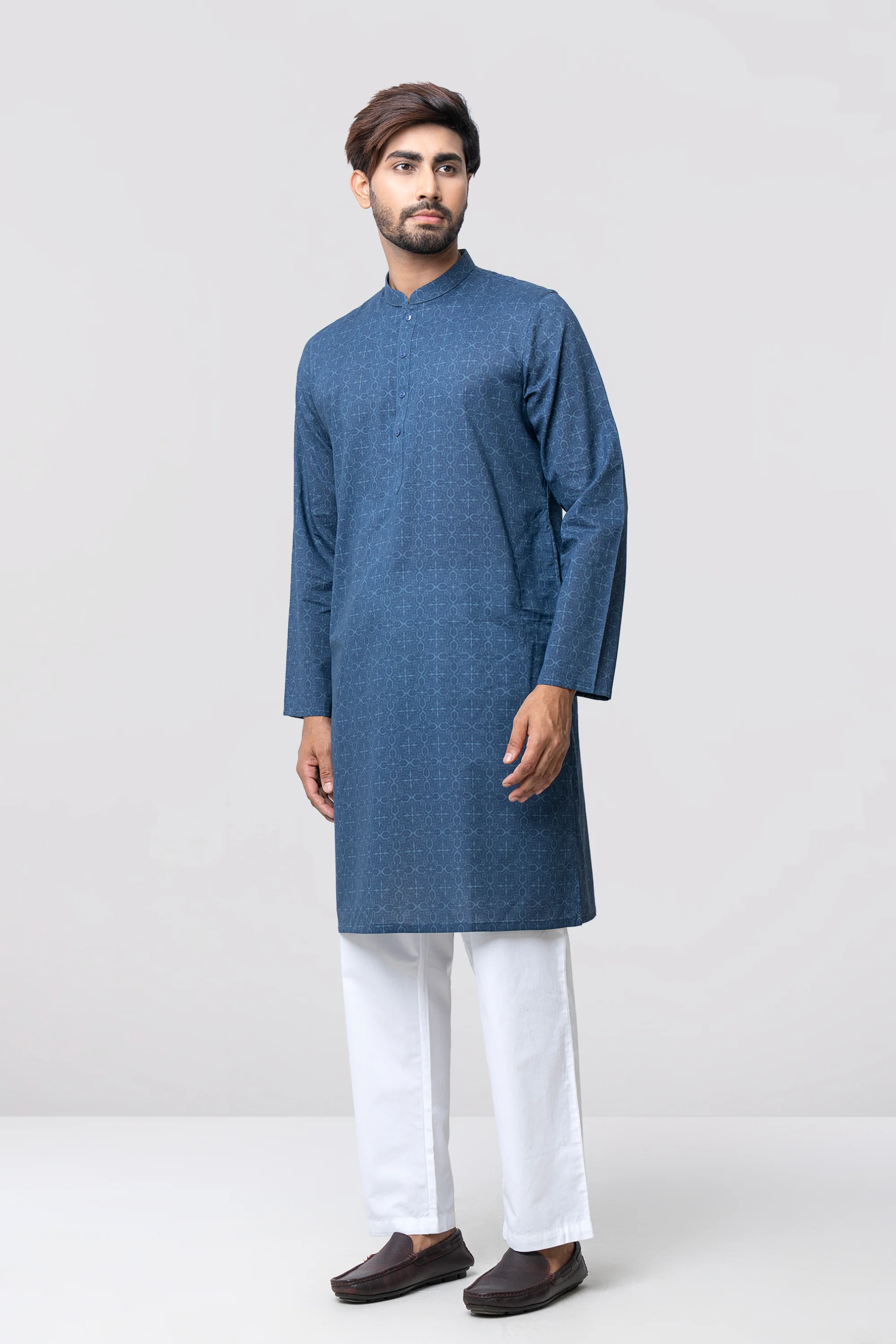 Regular Fit Printed Panjabi - Image 6