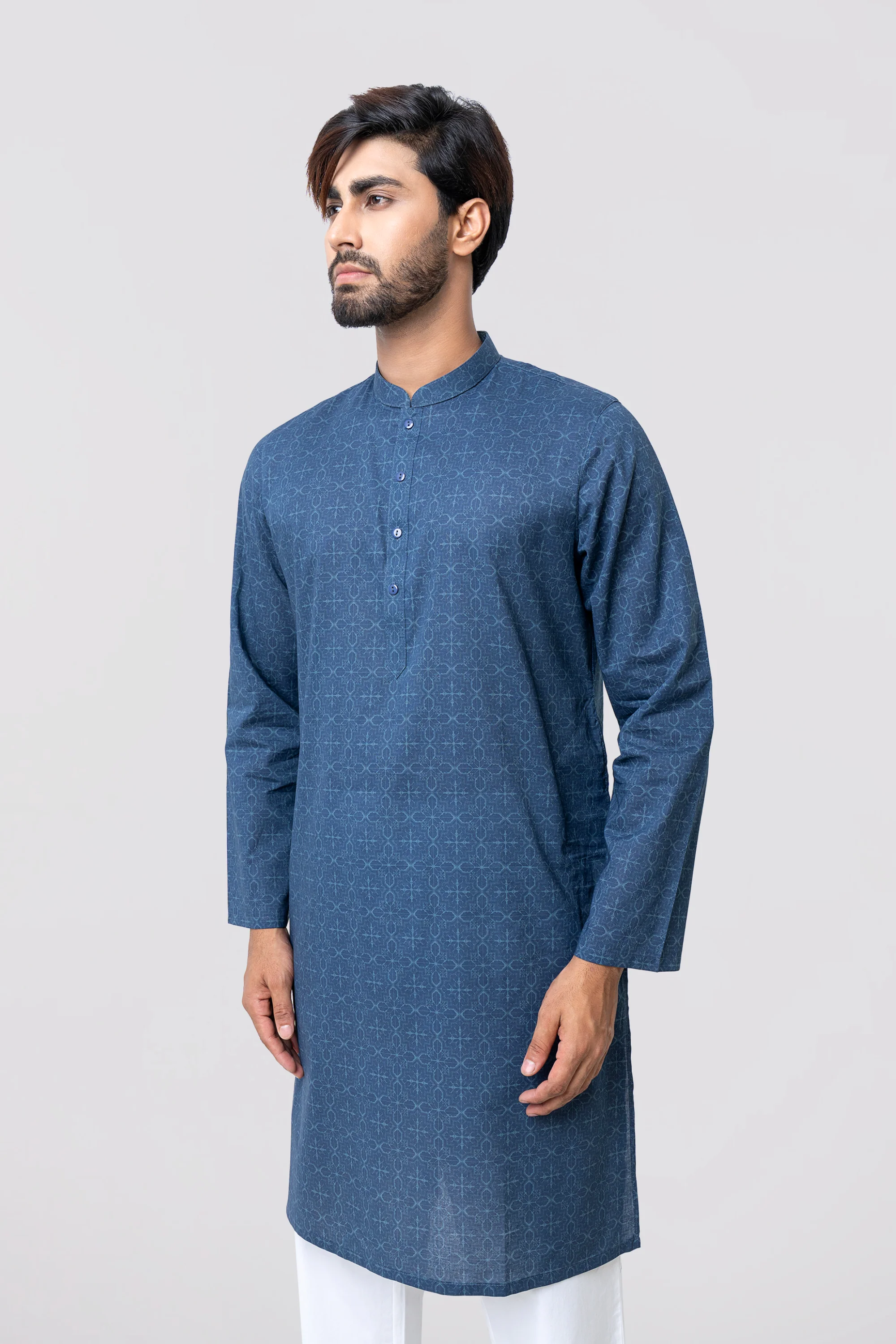 Regular Fit Printed Panjabi - Image 7