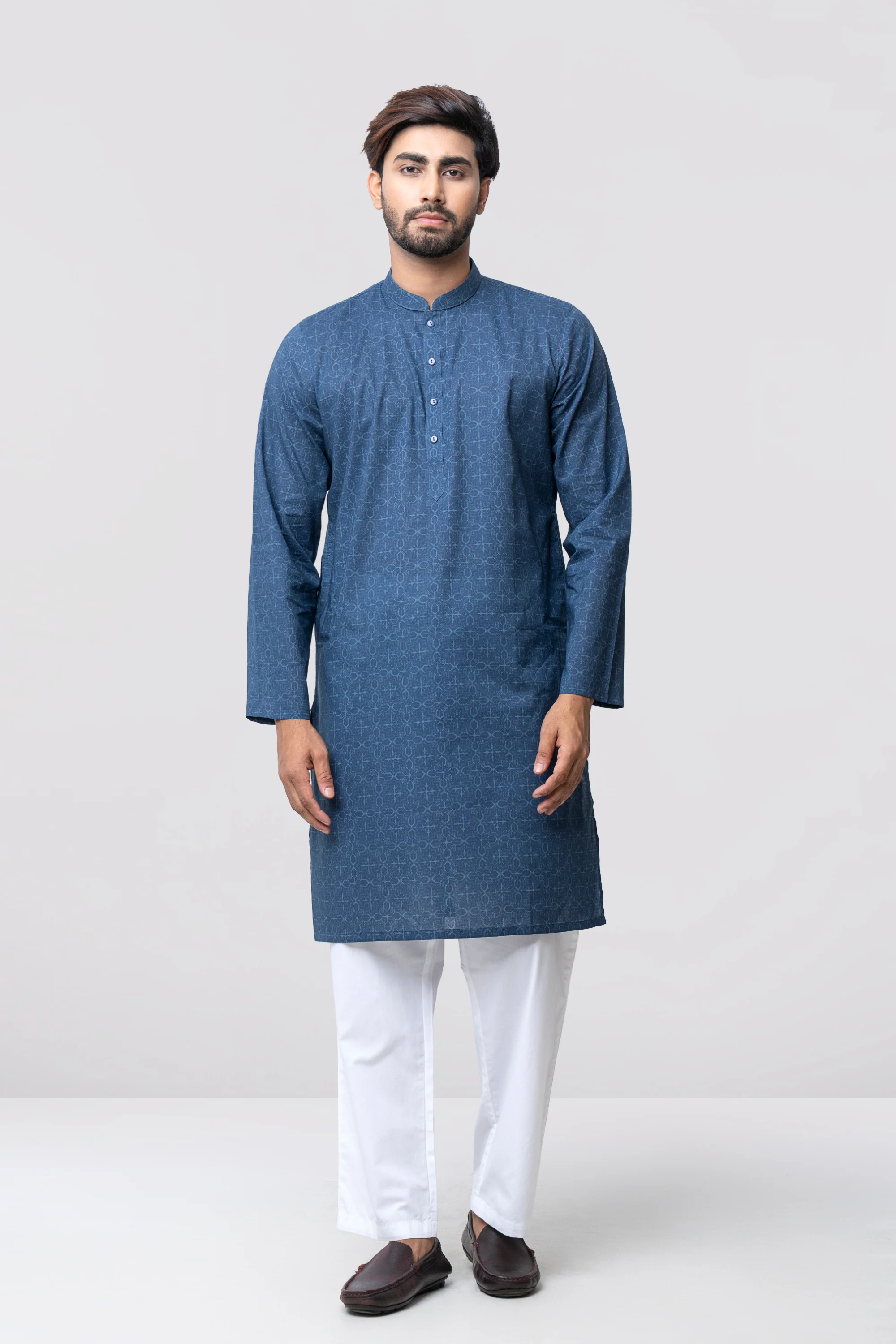 Regular Fit Printed Panjabi - Image 8