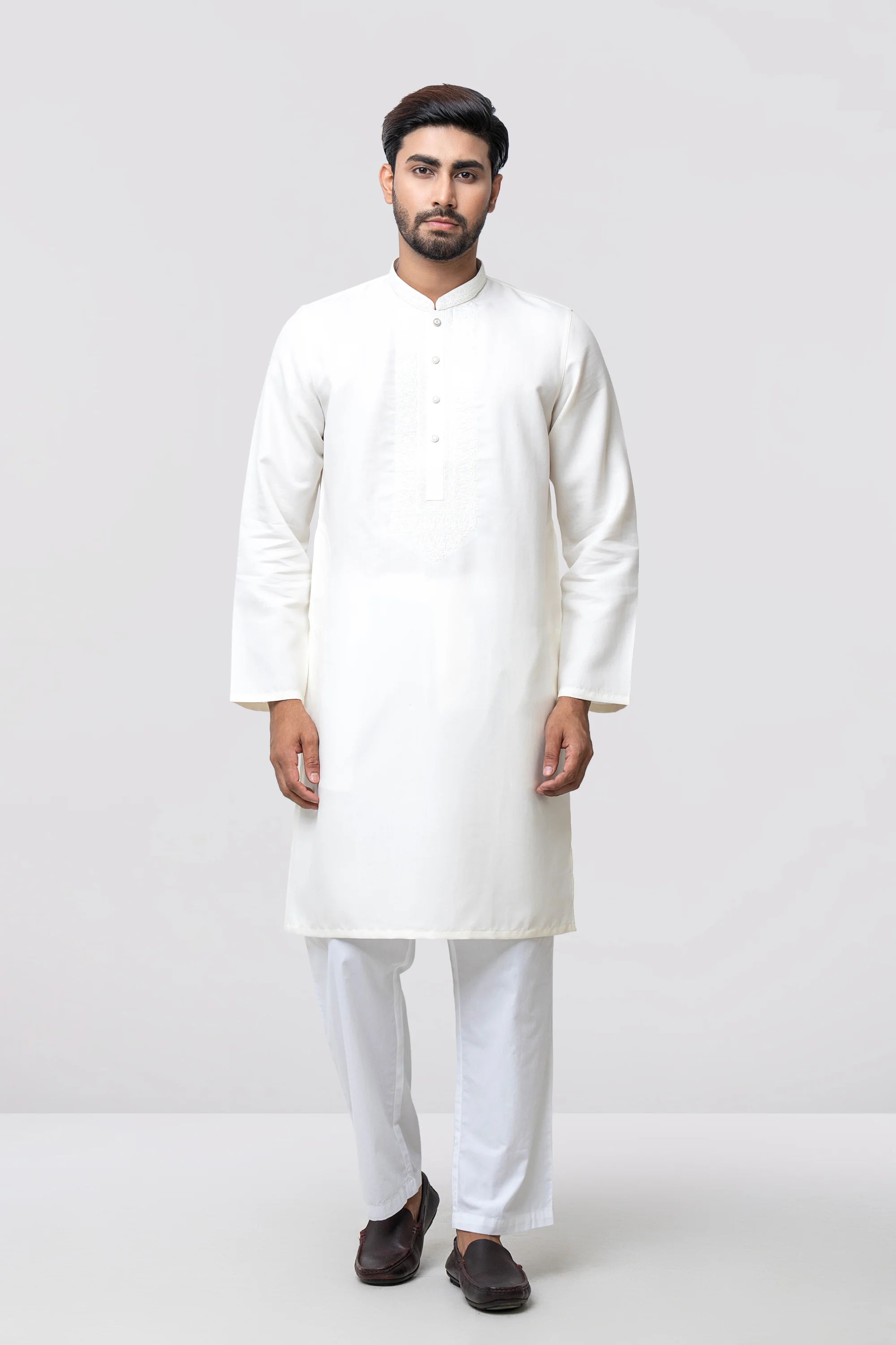 Regular Fit Embroidered Formal Panjabi
