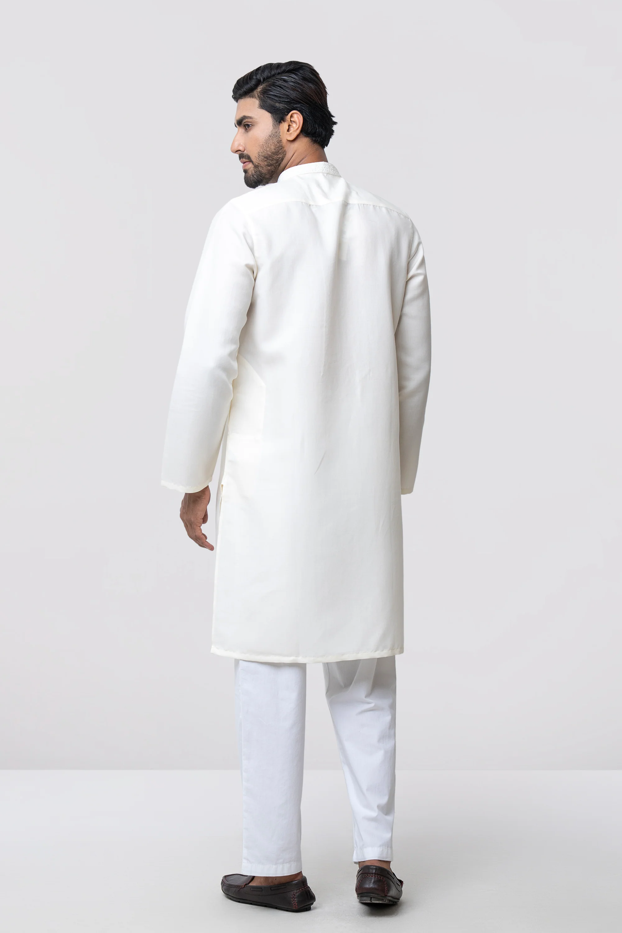 Regular Fit Embroidered Formal Panjabi - Image 4