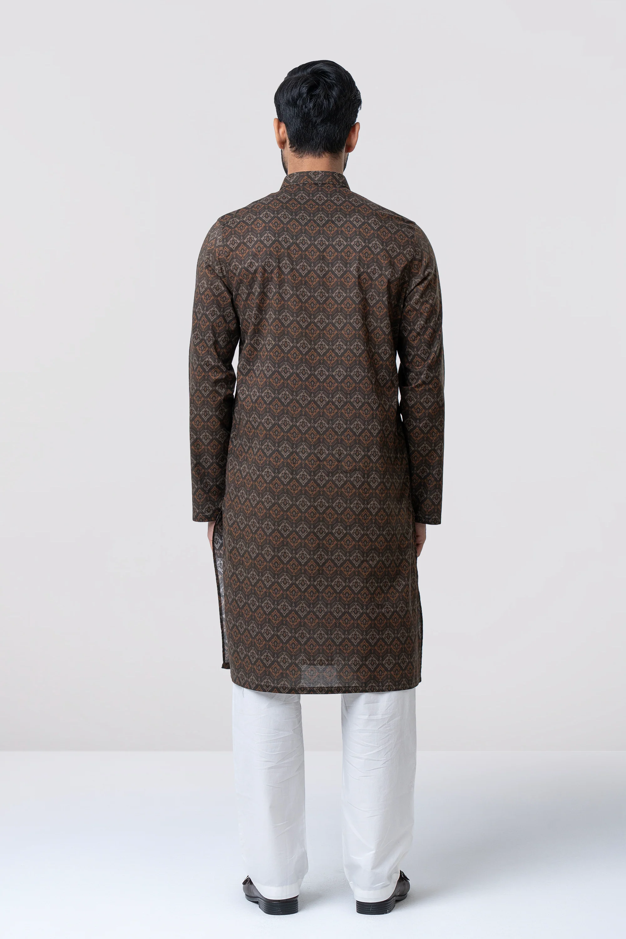 Regular Fit Printed Cotton Panjabi - Image 13