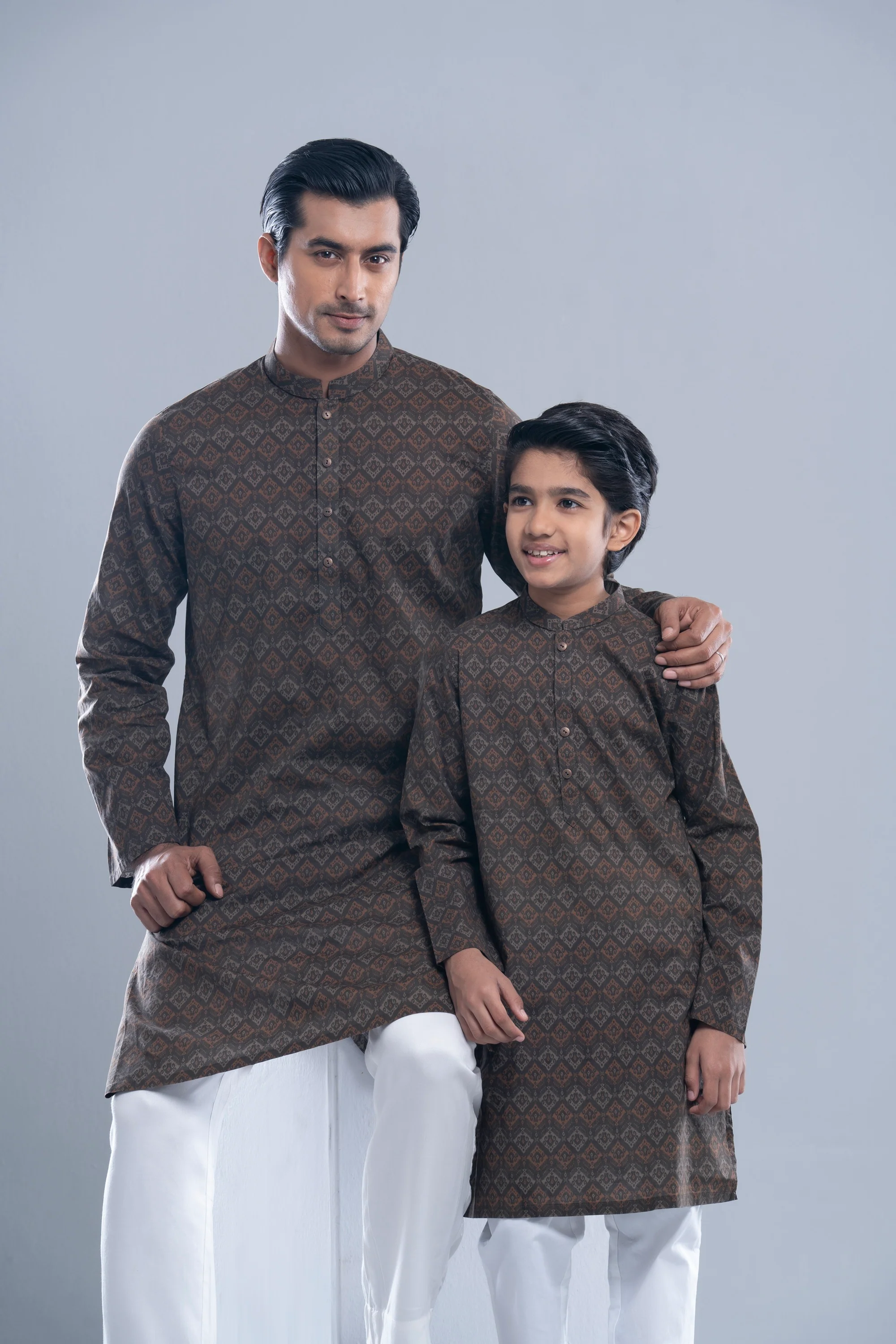 Regular Fit Printed Cotton Panjabi - Image 8
