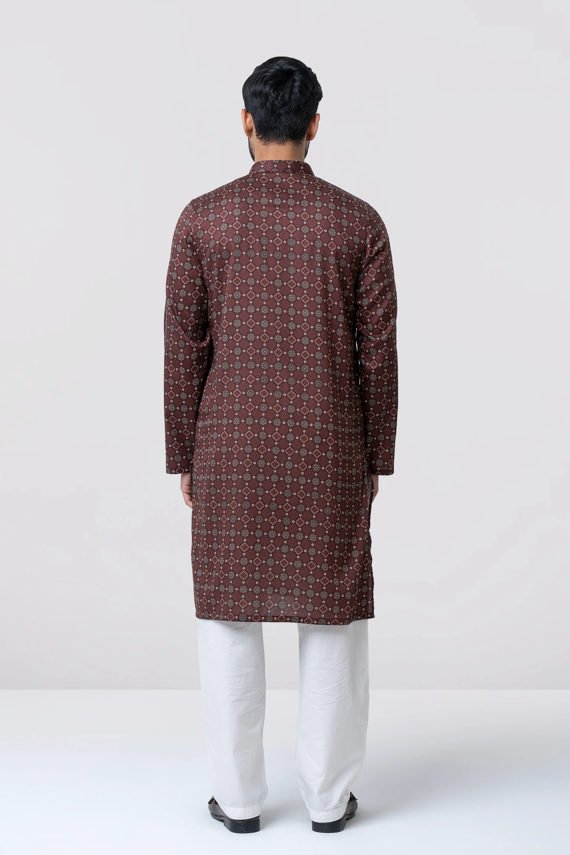 Regular Fit Printed Cotton Panjabi - Image 6