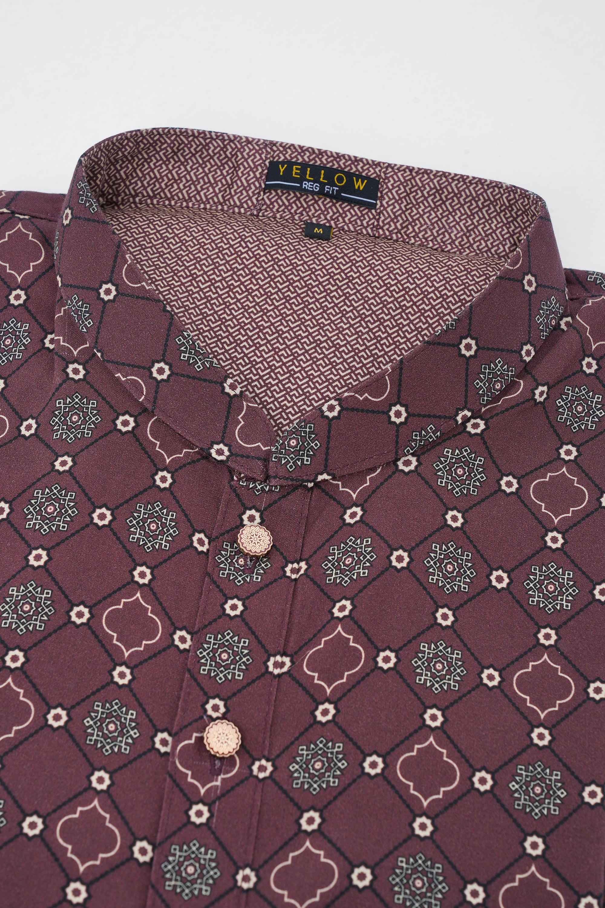 Regular Fit Printed Cotton Panjabi - Image 7
