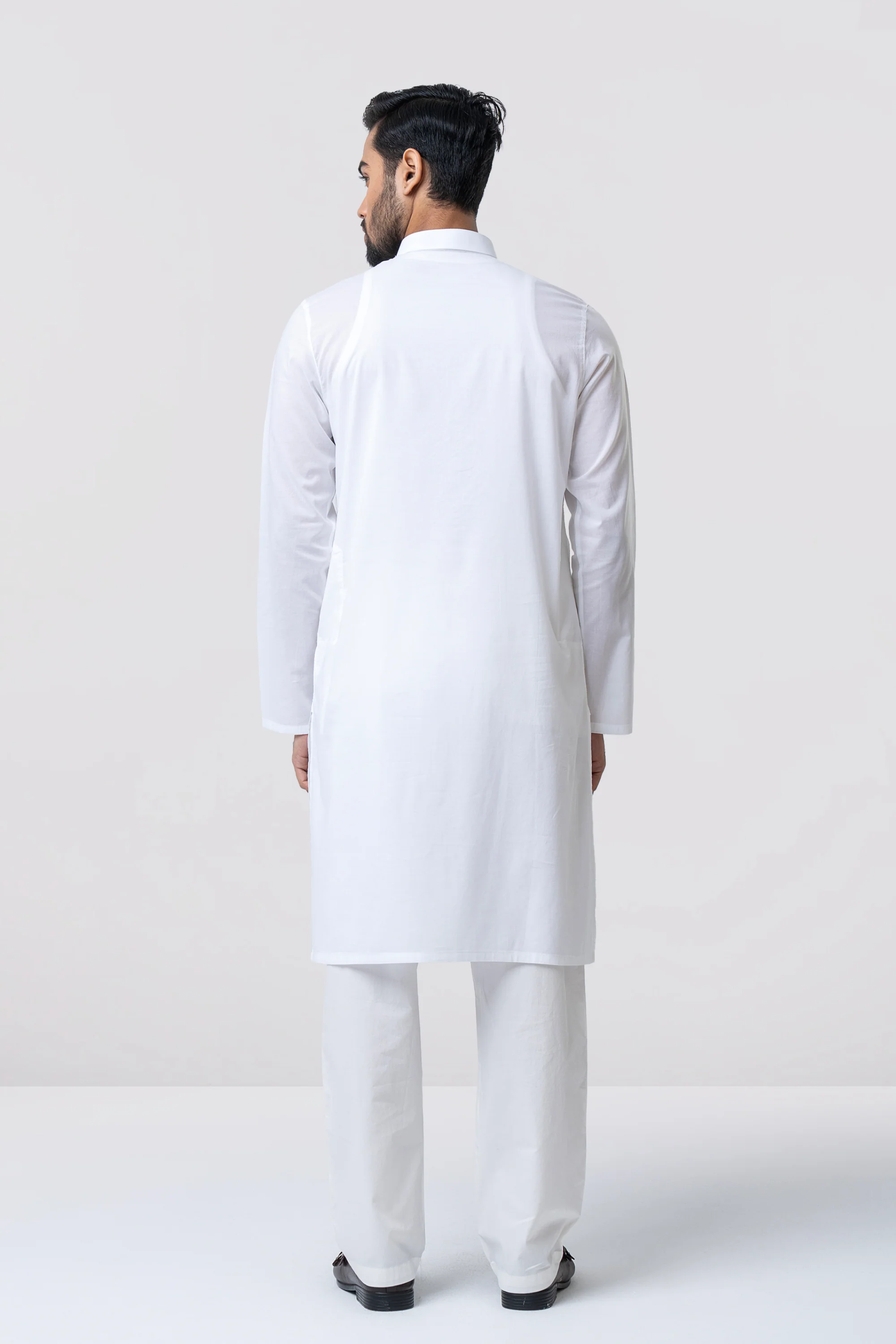 Regular Fit Embroidered Semi-Formal Panjabi - Image 10