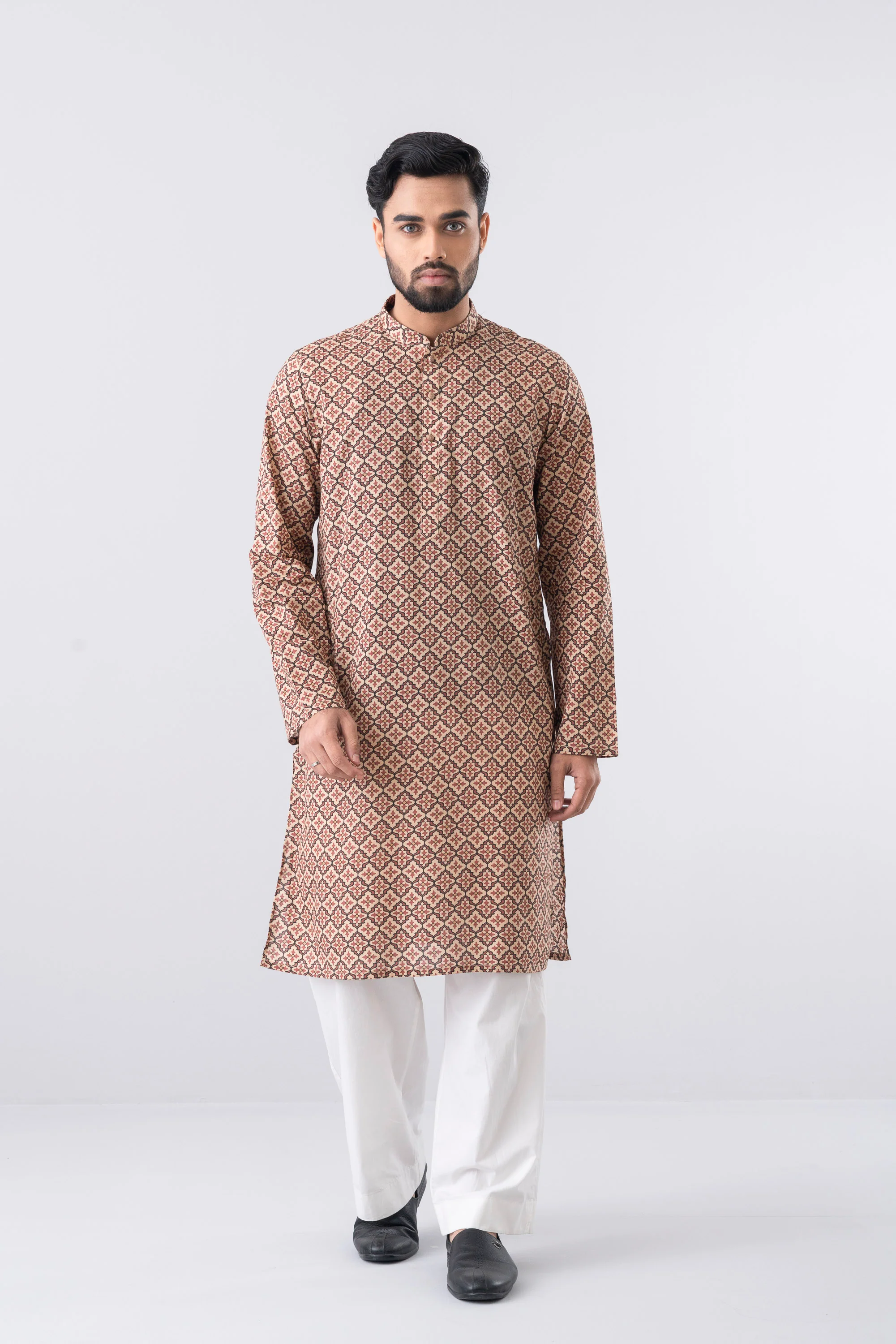 Regular Fit All-Over Printed Panjabi