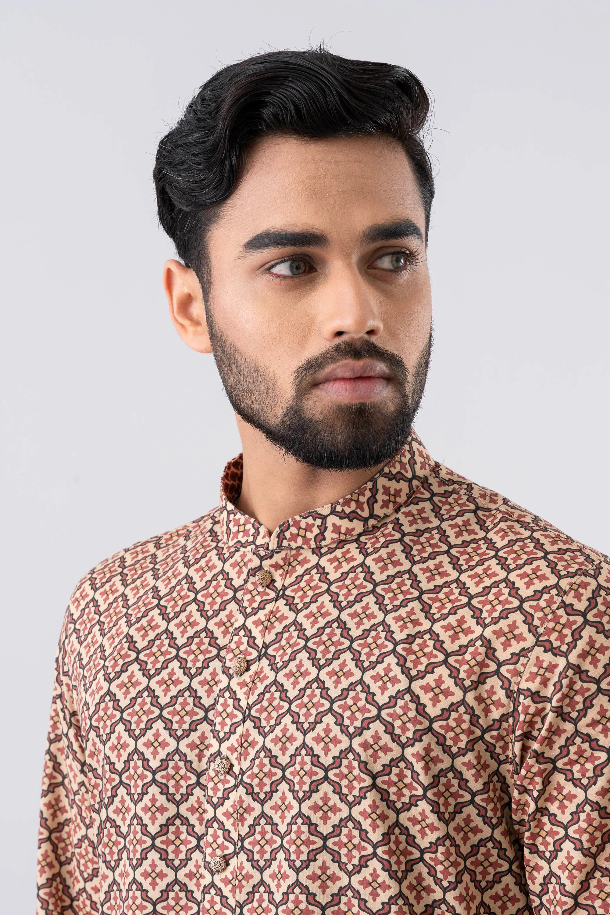 Regular Fit All-Over Printed Panjabi - Image 5