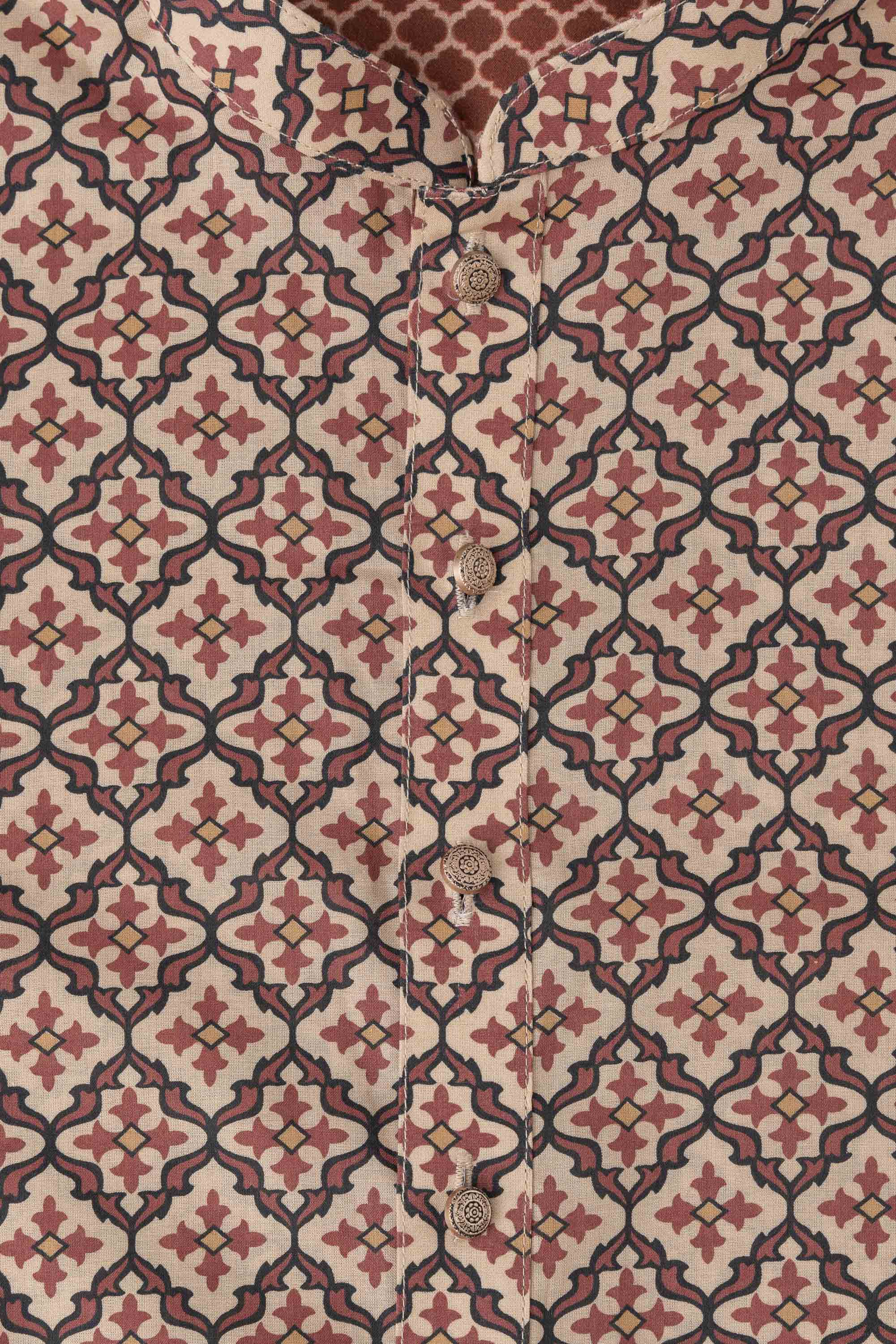 Regular Fit All-Over Printed Panjabi - Image 6