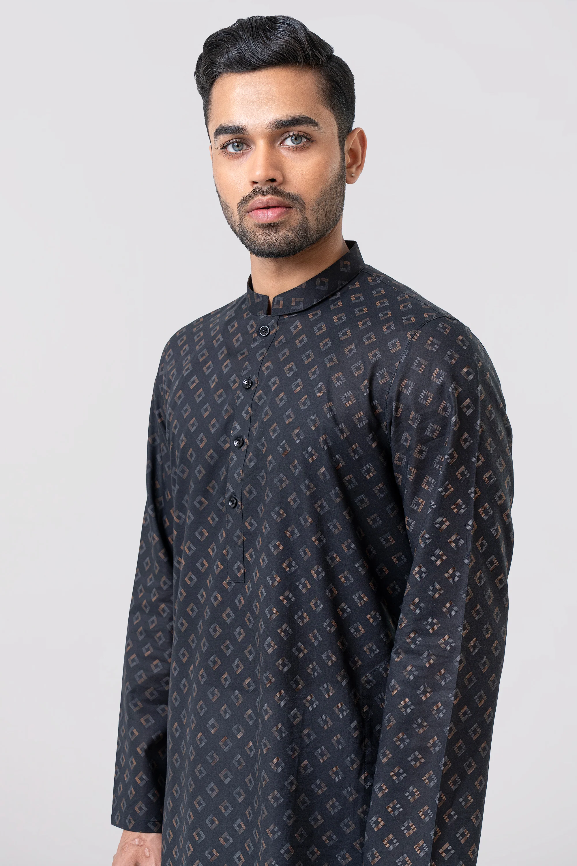 Regular Fit All-Over Printed Panjabi - Image 2