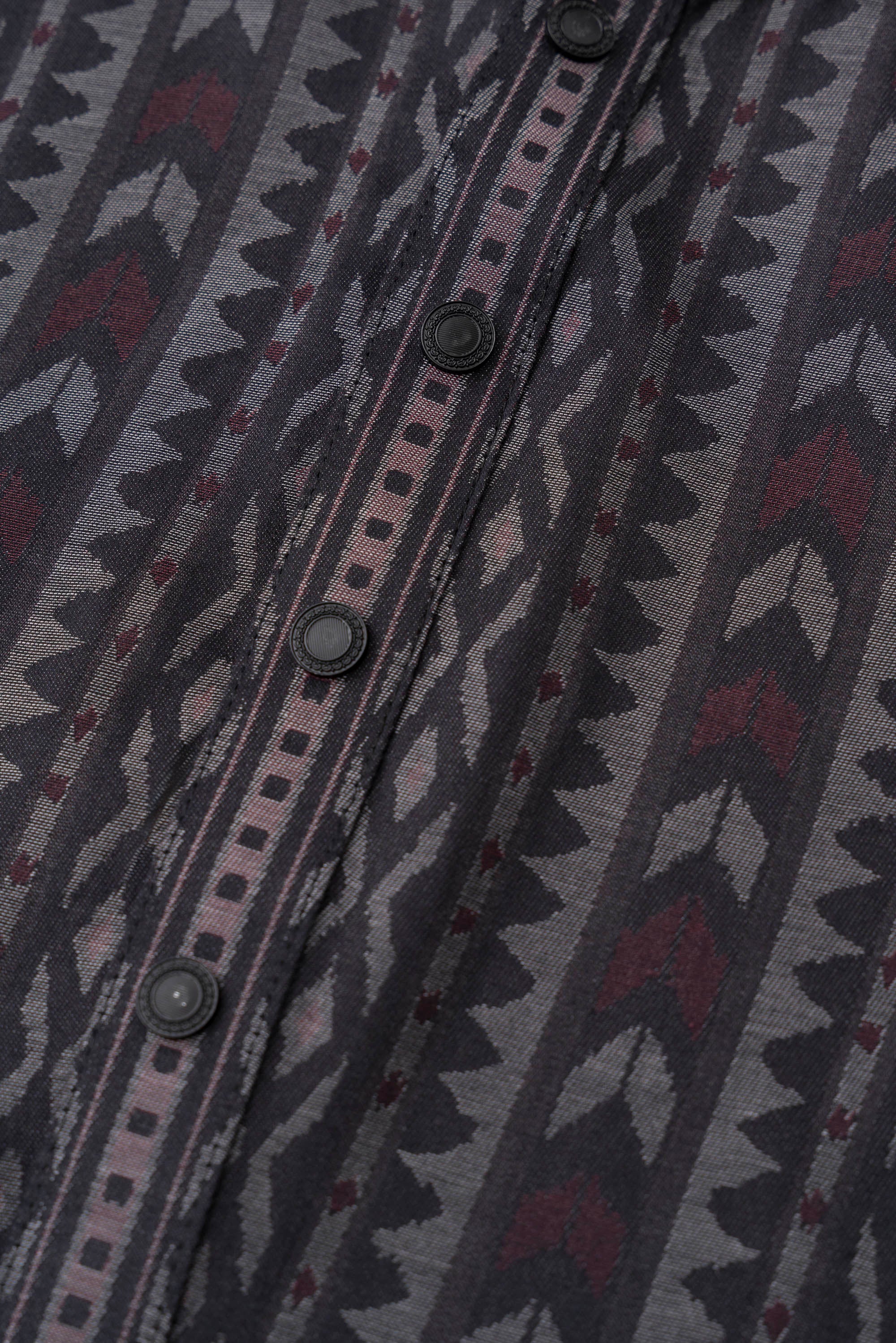 Regular Fit Jacquard Semi-Formal Panjabi - Image 13