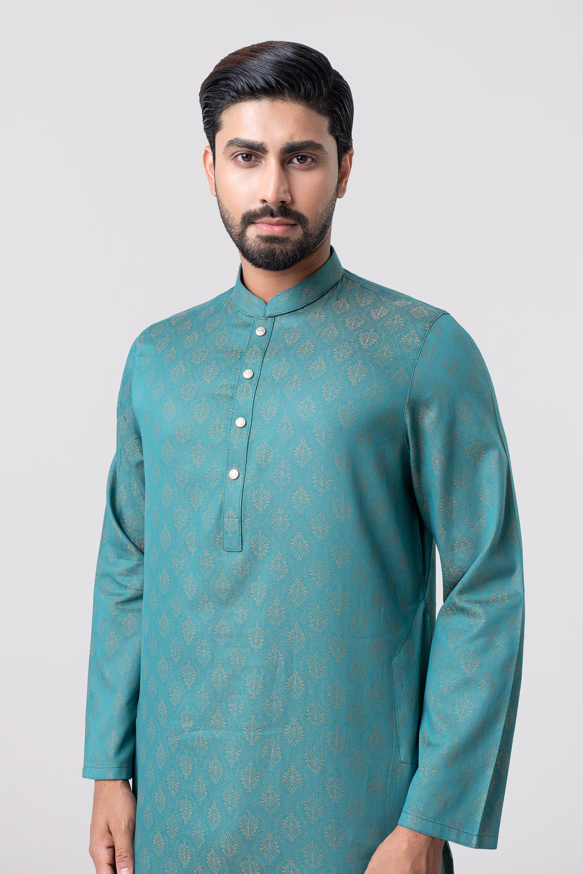 Regular Fit Semi-Formal Panjabi - Image 12