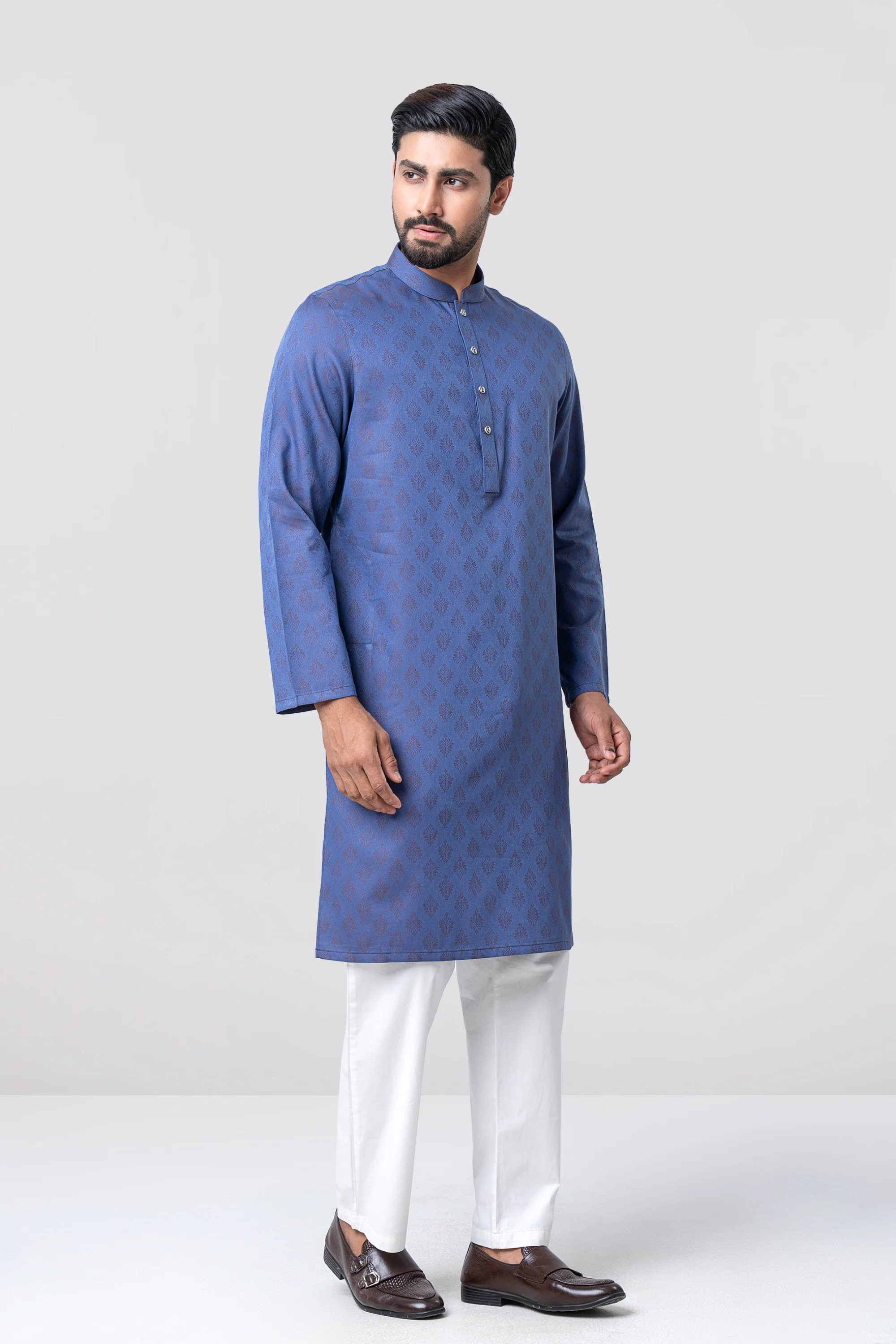Regular Fit Semi-Formal Panjabi - Image 15