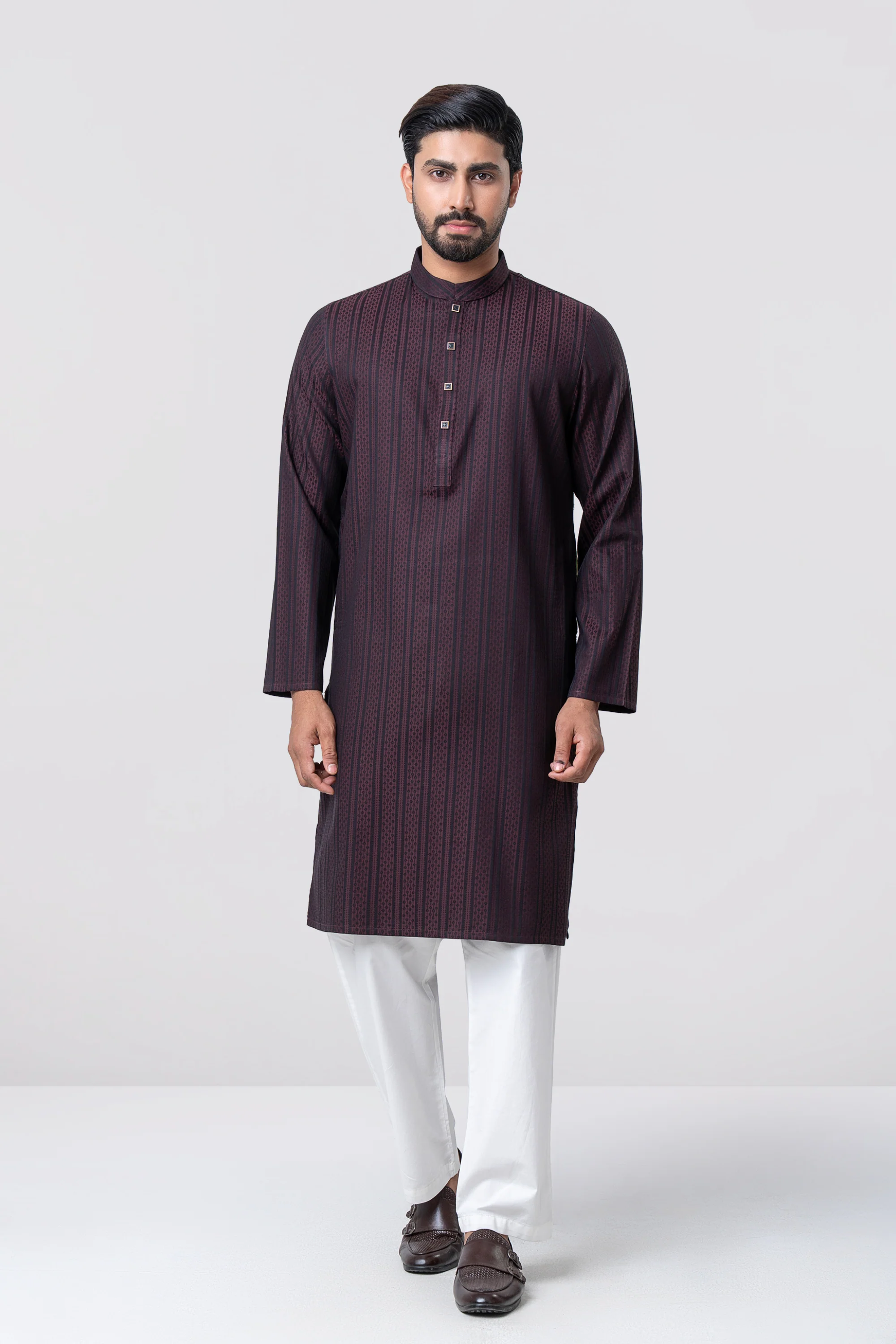 Regular Fit Semi-Formal Panjabi - Image 13