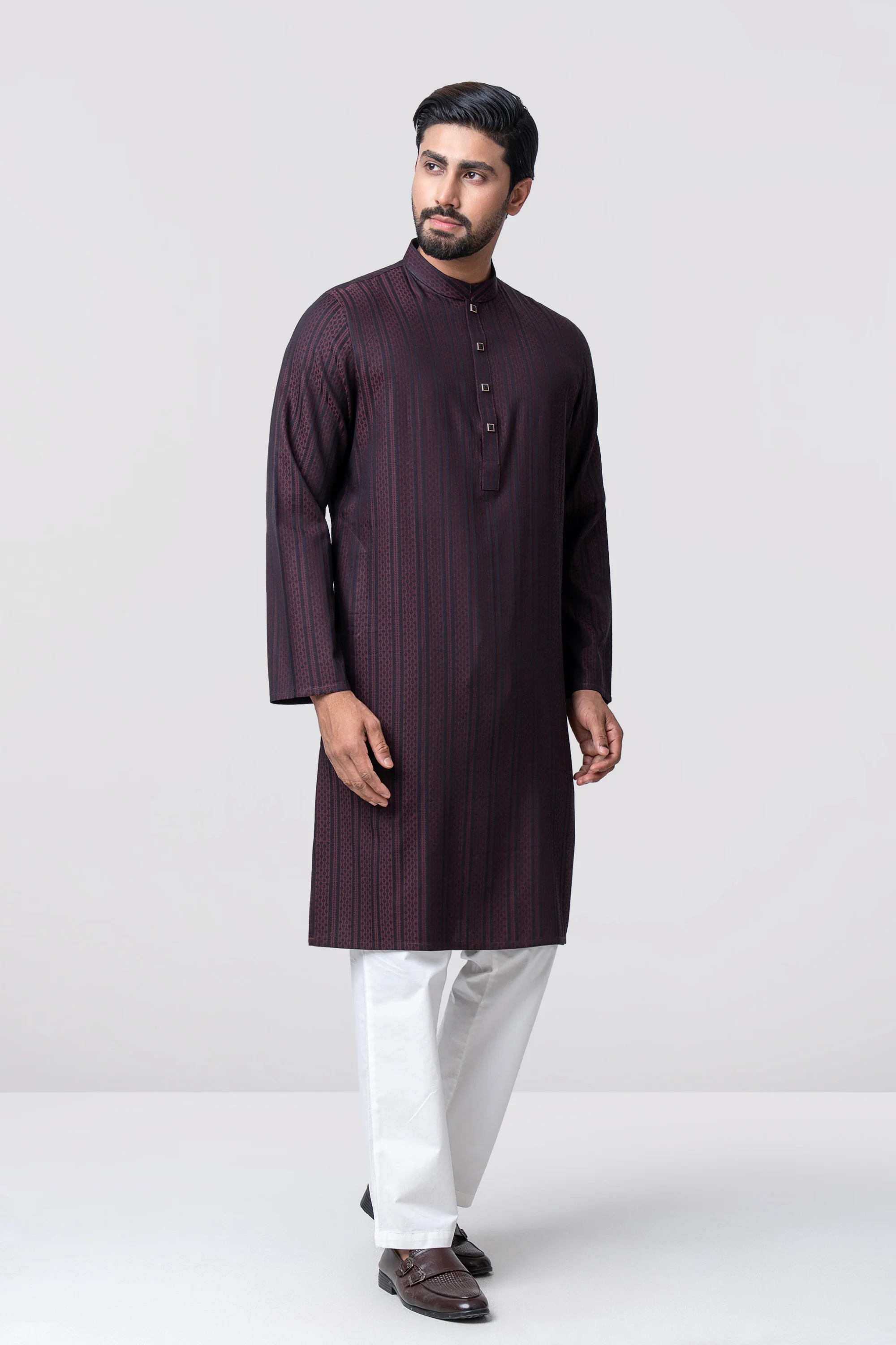 Regular Fit Semi-Formal Panjabi - Image 15