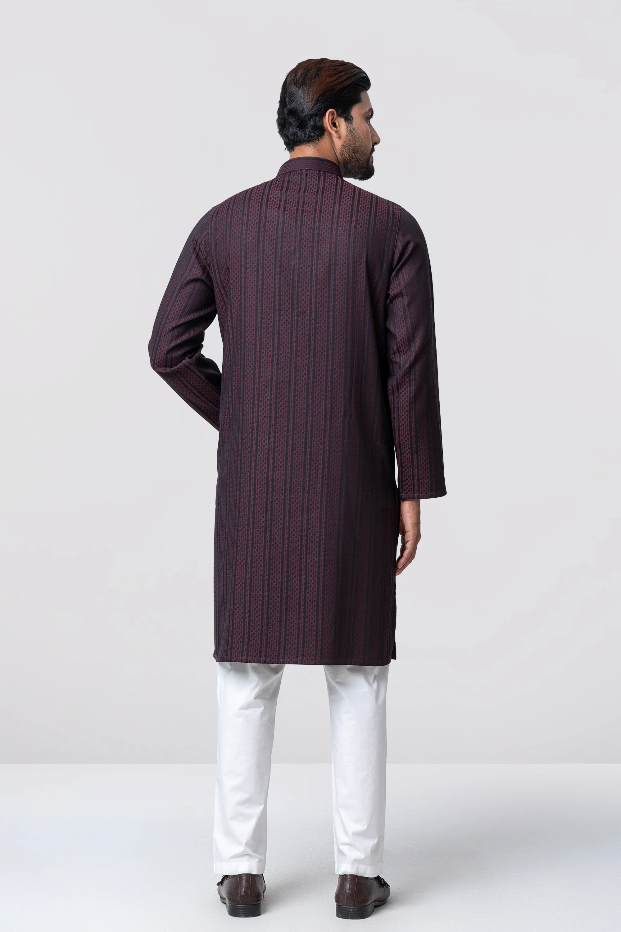 Regular Fit Semi-Formal Panjabi - Image 17