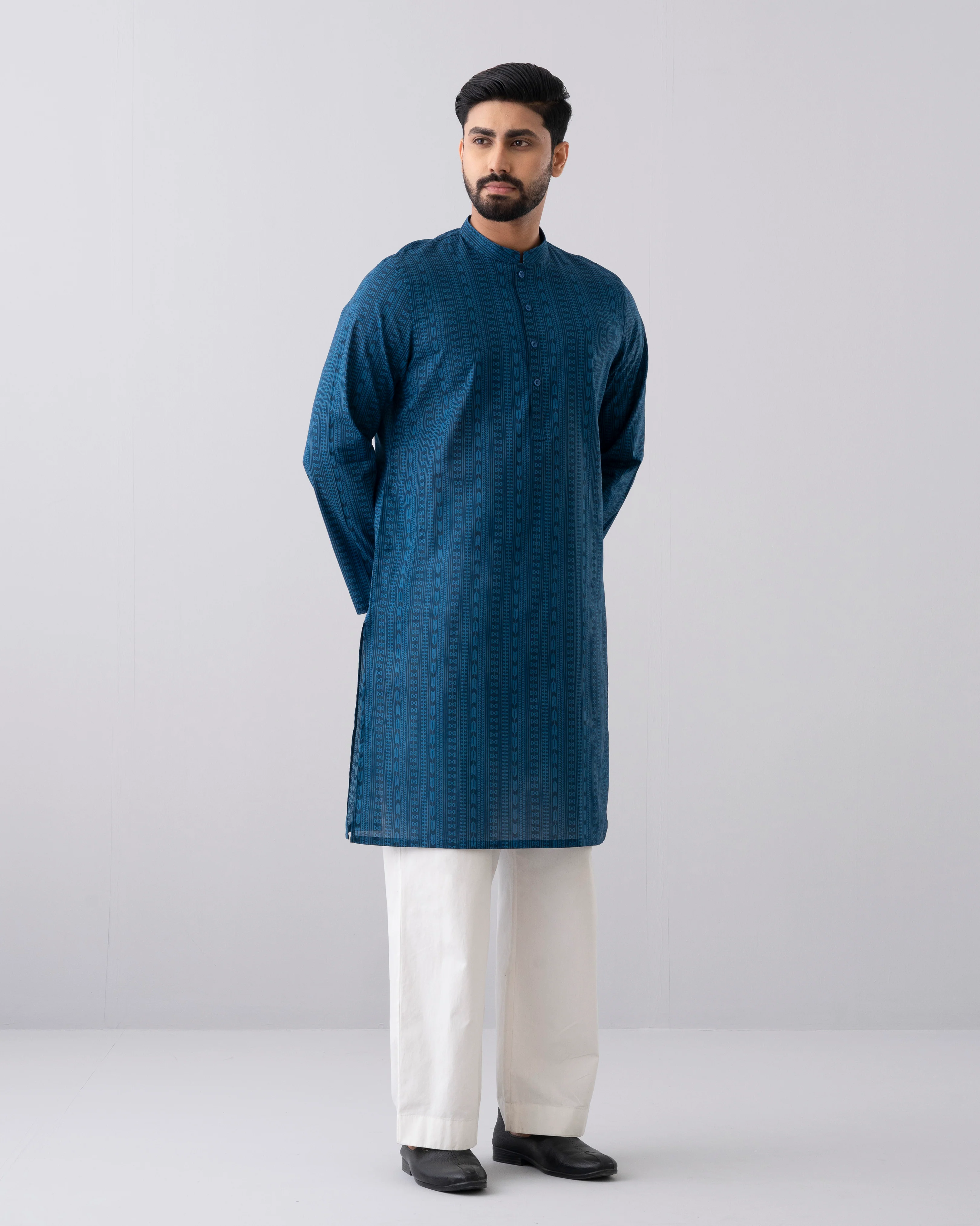 Regular Fit All-Over Printed Panjabi - Image 10