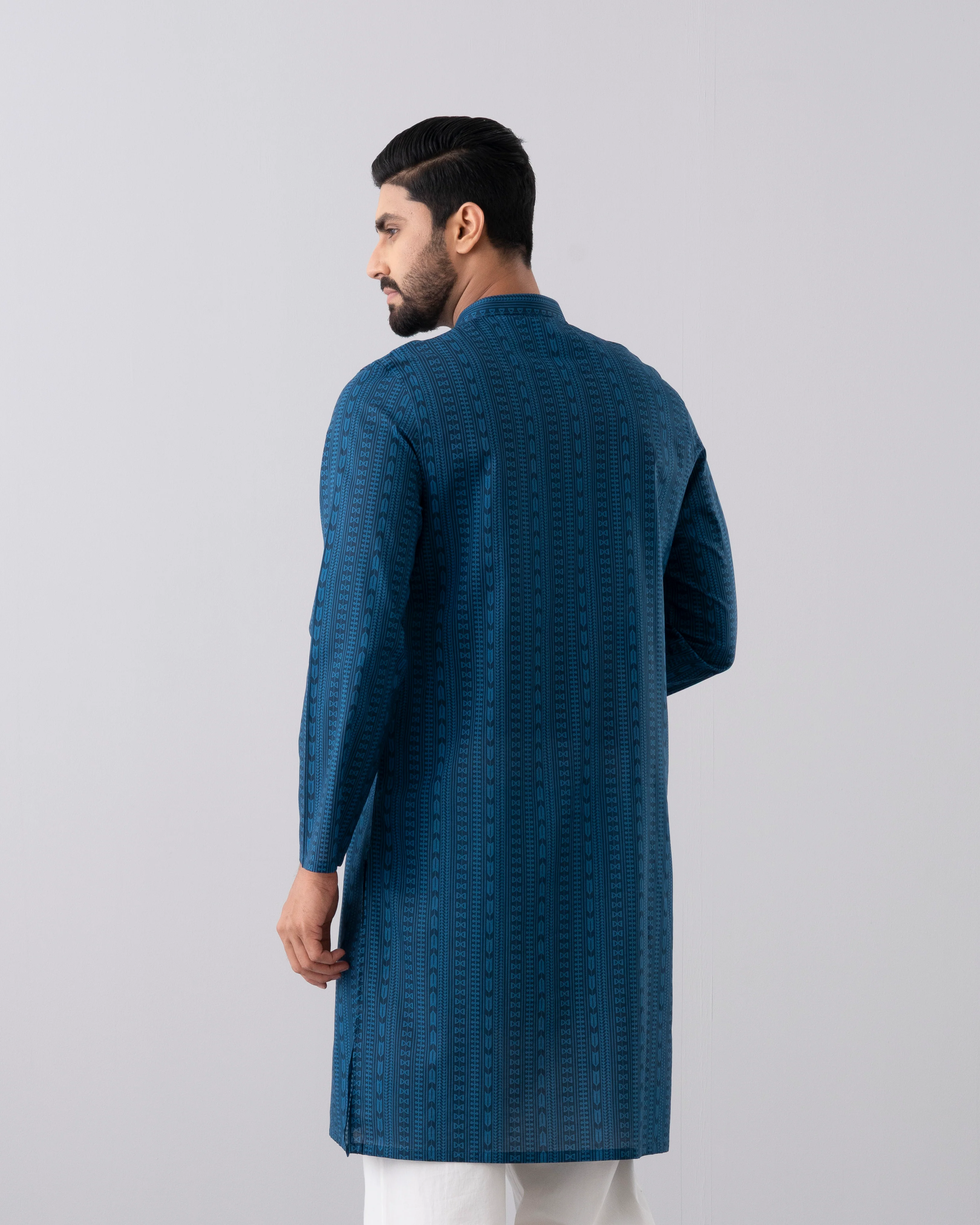 Regular Fit All-Over Printed Panjabi - Image 12