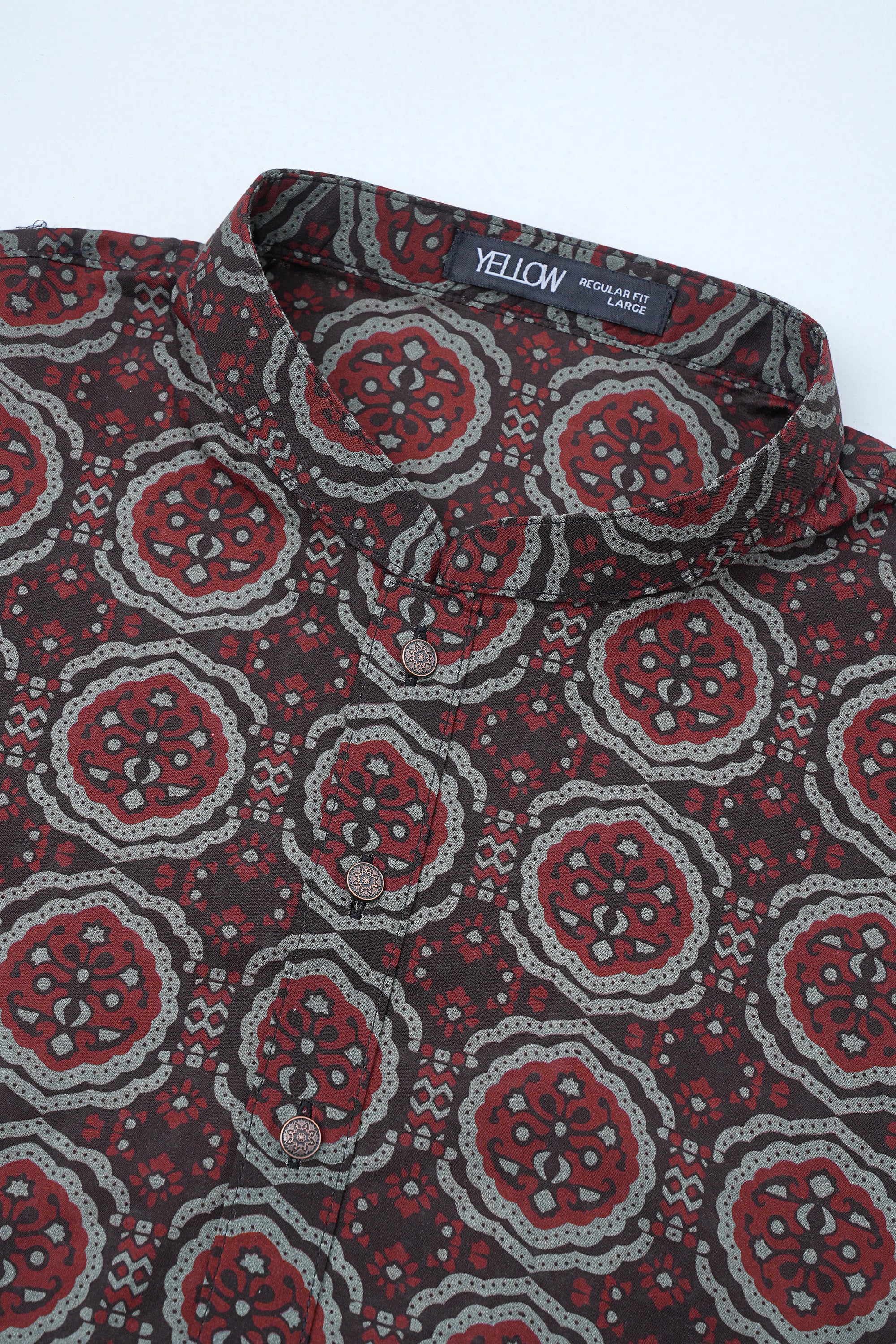 Regular Fit Printed Cotton Panjabi - Image 6