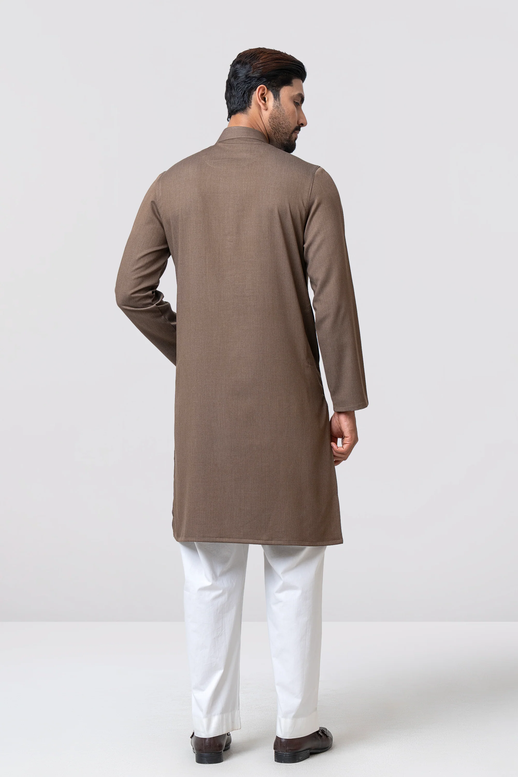Regular Fit Embroidered Semi-Formal Panjabi - Image 11
