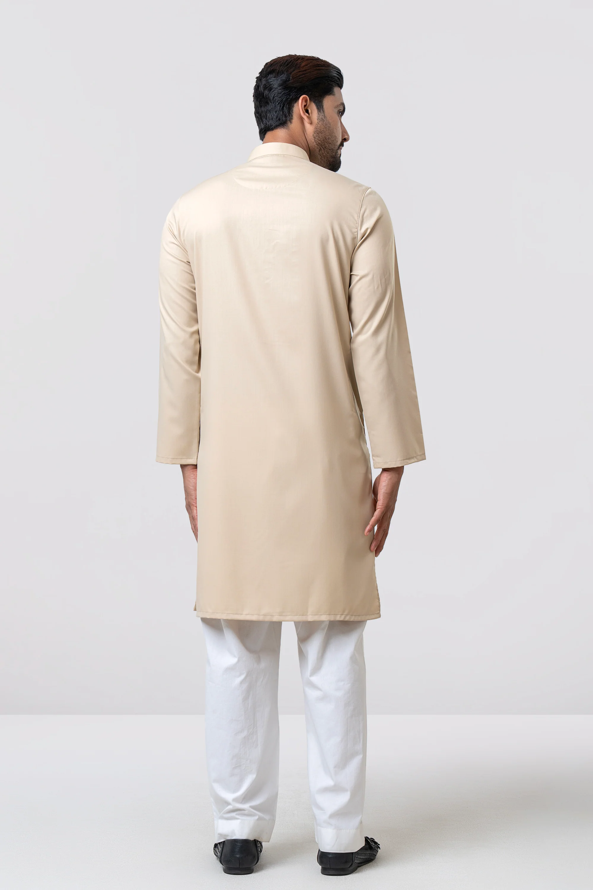 Regular Fit Embroidered Semi-Formal Panjabi - Image 17