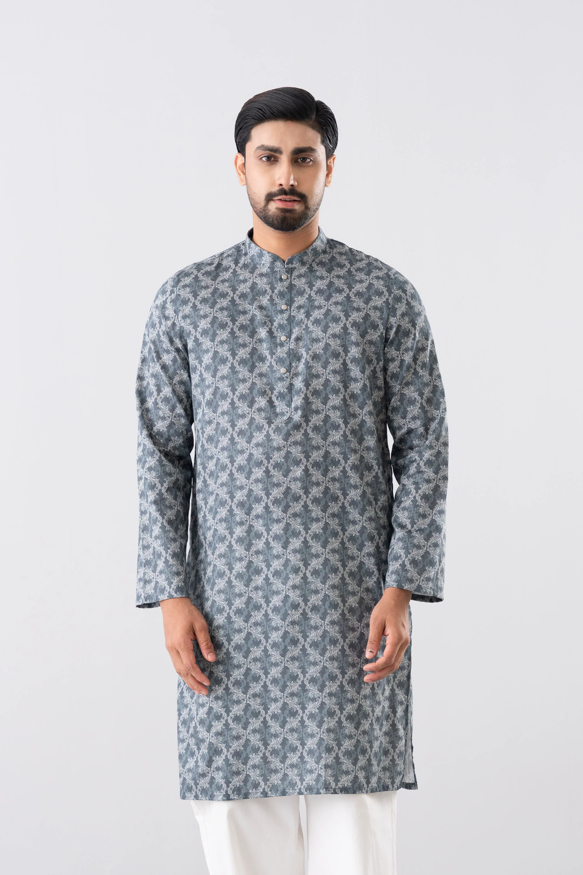 Regular Fit All-Over Printed Panjabi - Image 2