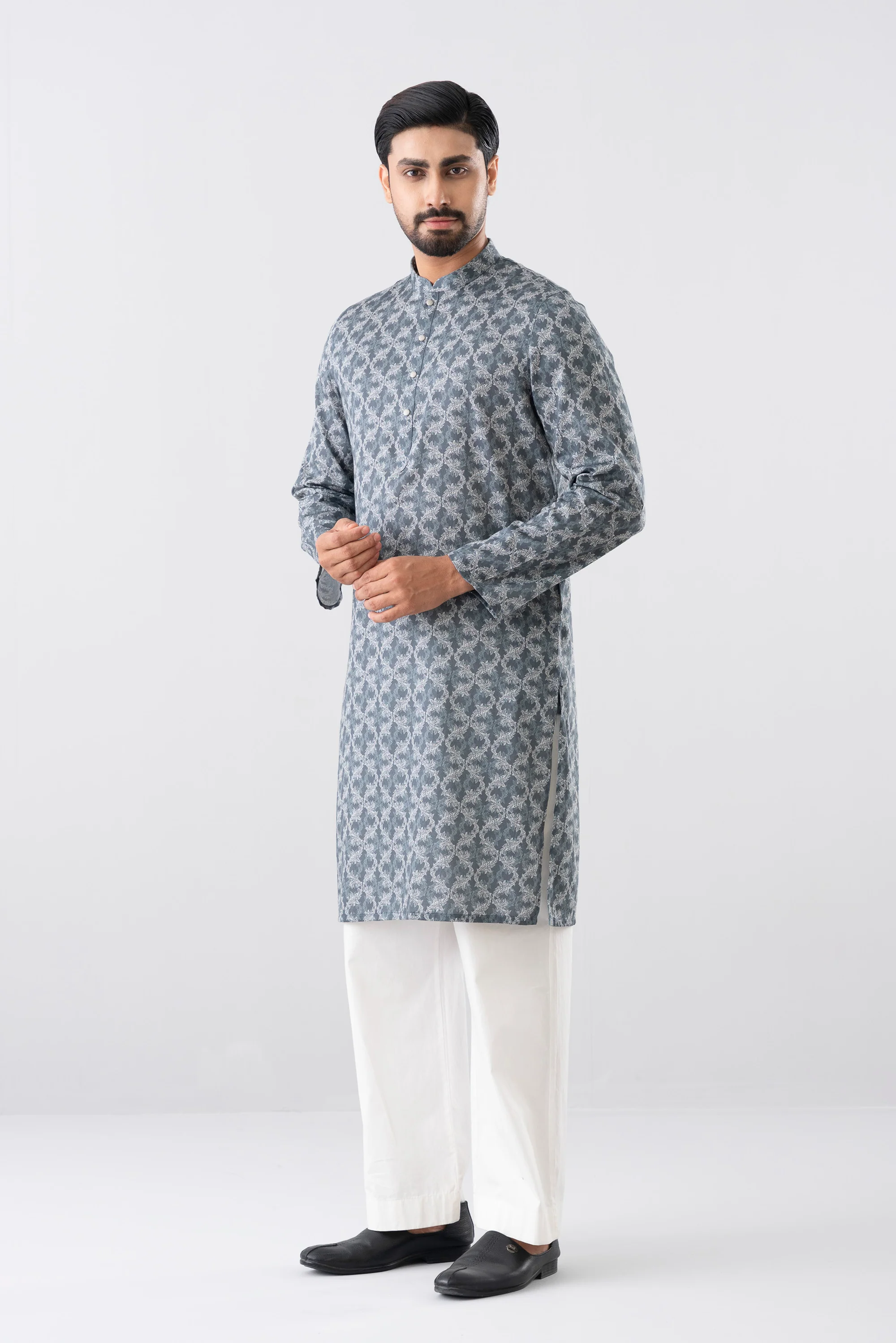 Regular Fit All-Over Printed Panjabi - Image 4