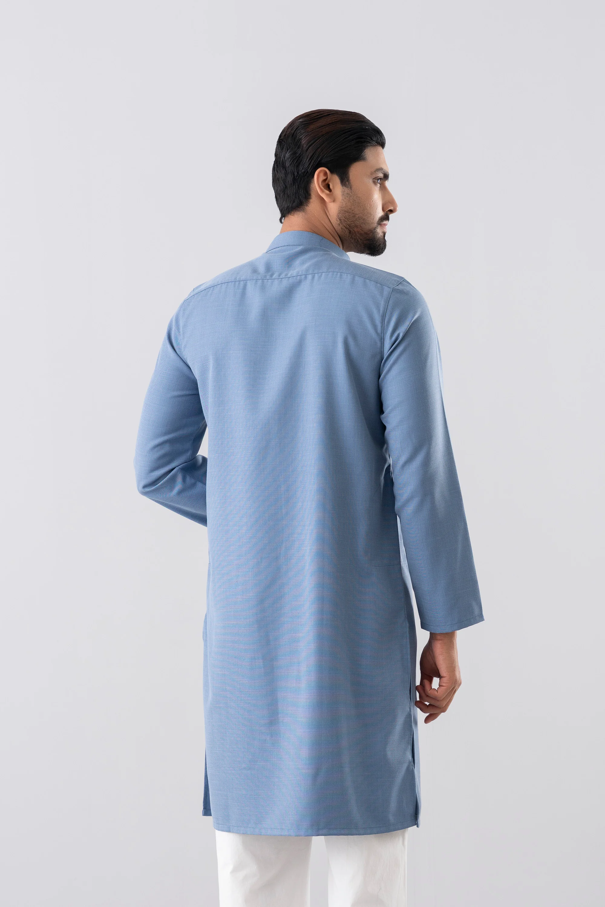 Regular Fit Embroidered Formal Panjabi - Image 4