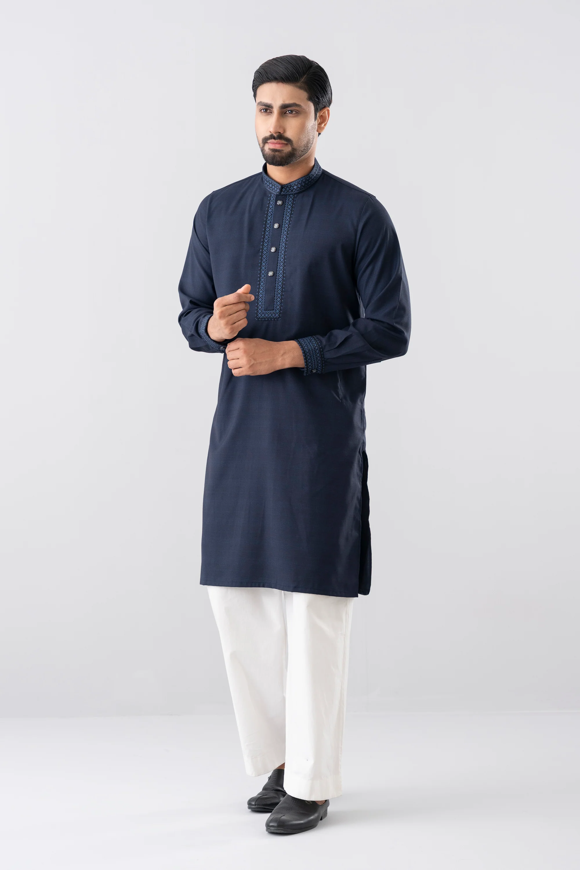 Regular Fit Embroidered Formal Panjabi