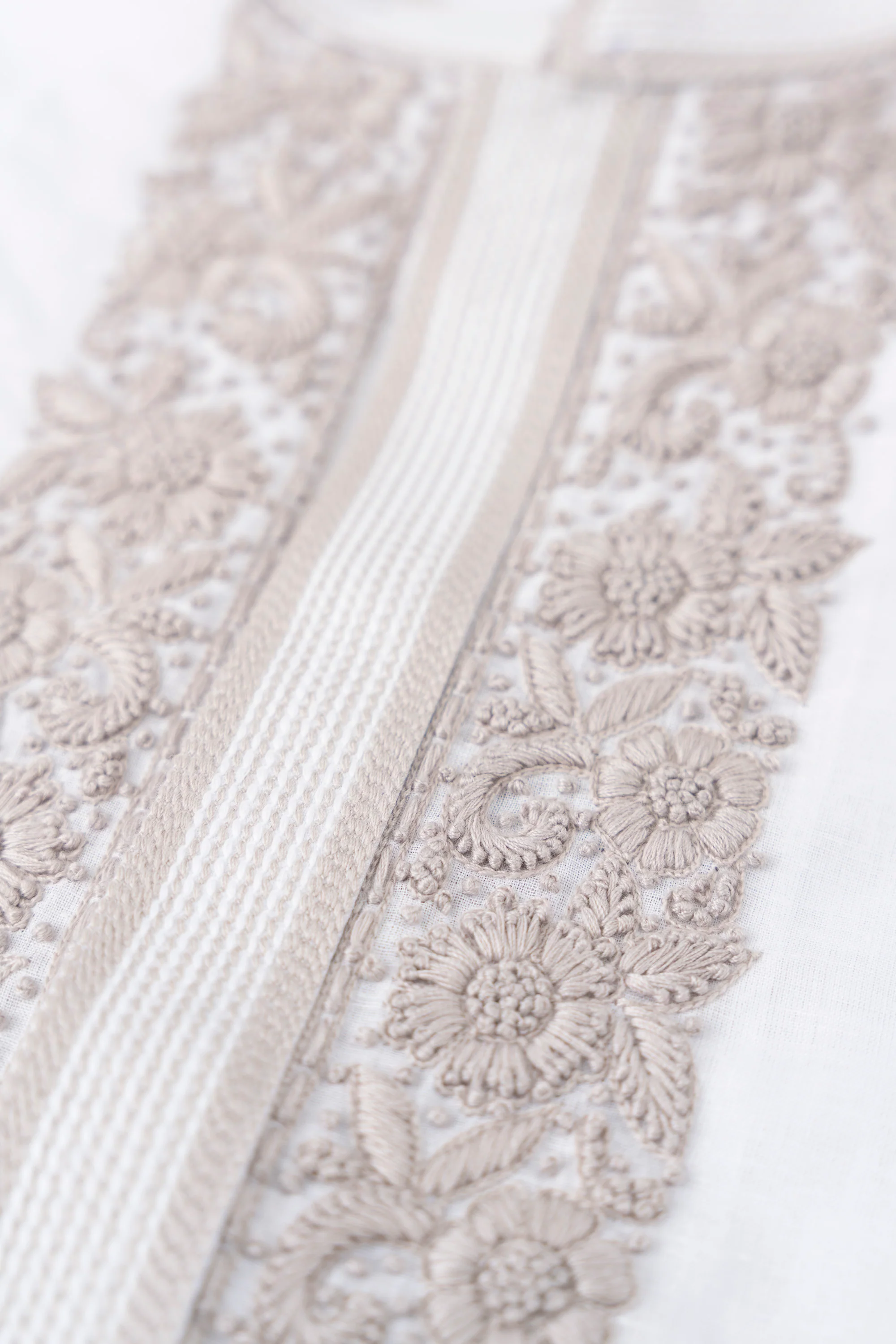 Regular Fit Embroidered Blended Fabric Formal Panjabi - Image 6