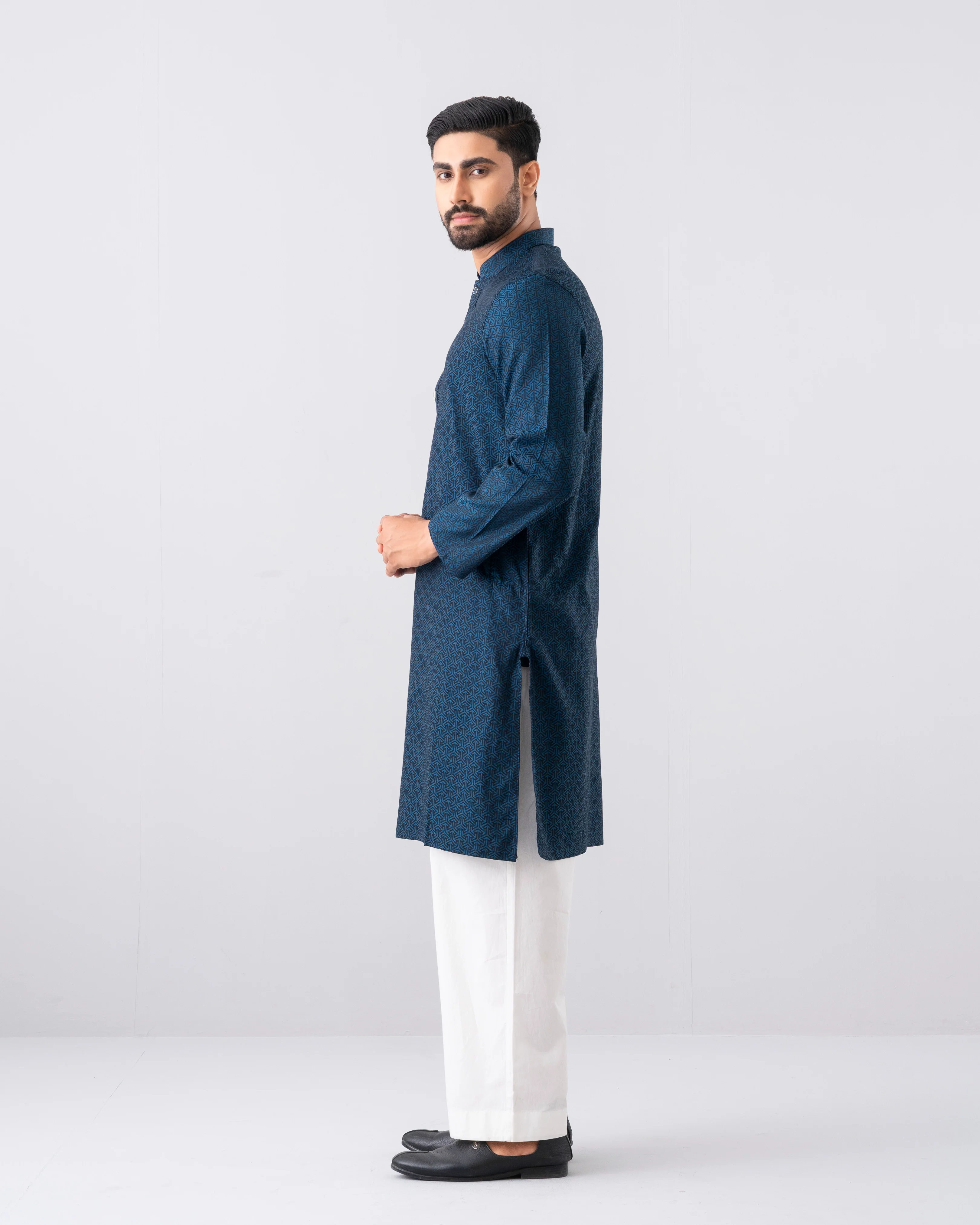 Regular Fit Semi-Formal Panjabi - Image 15