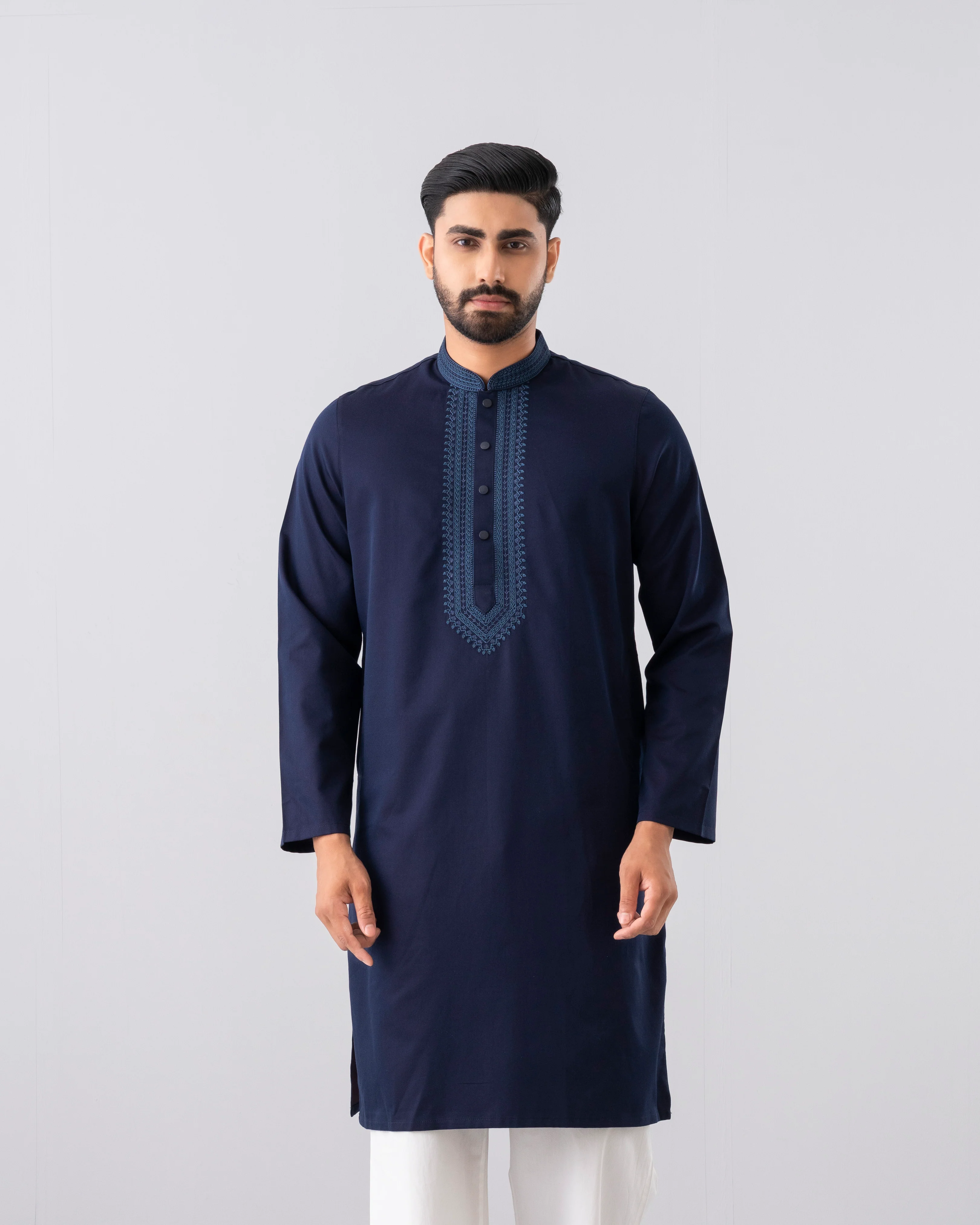 Regular Fit Semi-Formal Panjabi - Image 2