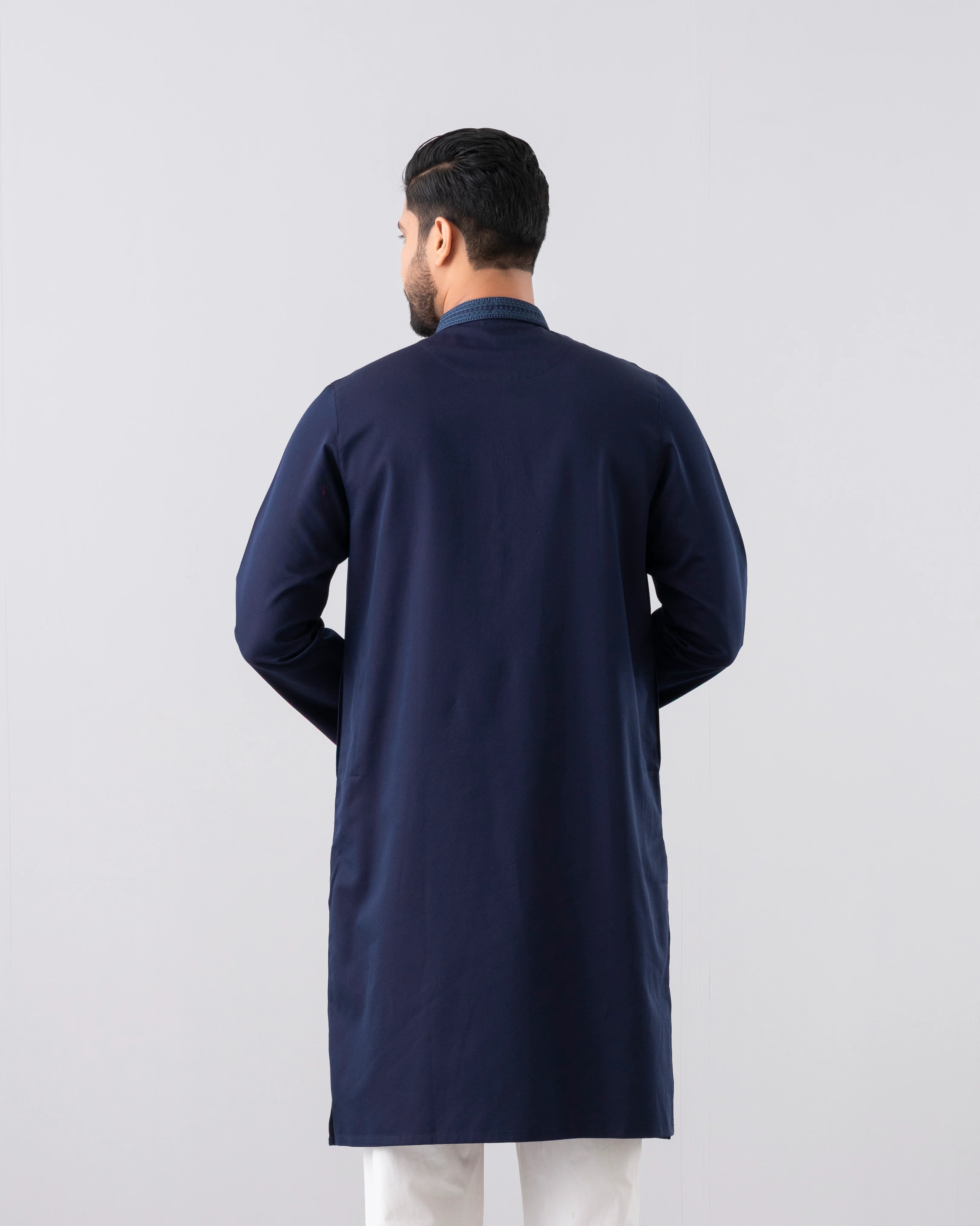 Regular Fit Semi-Formal Panjabi - Image 4