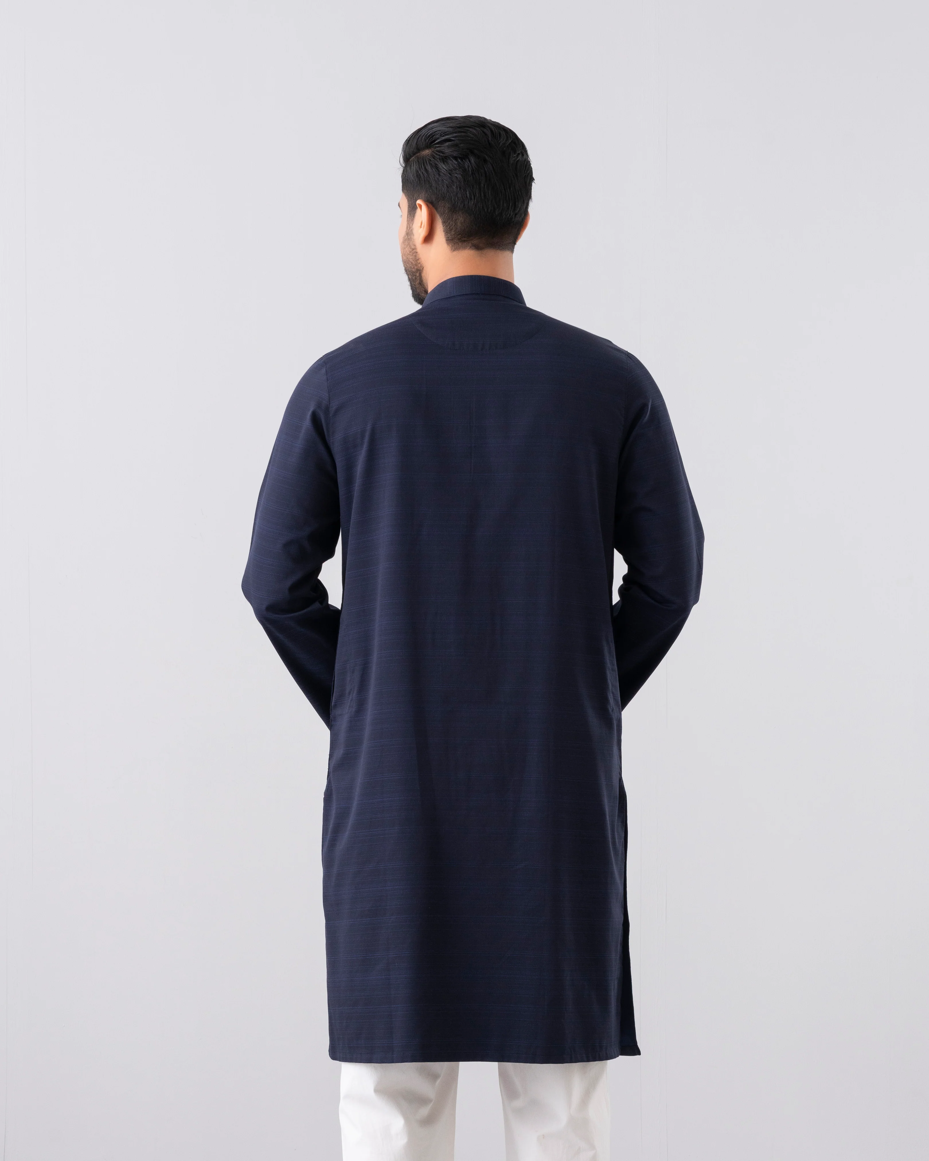 Regular Fit Semi-Formal Panjabi - Image 4