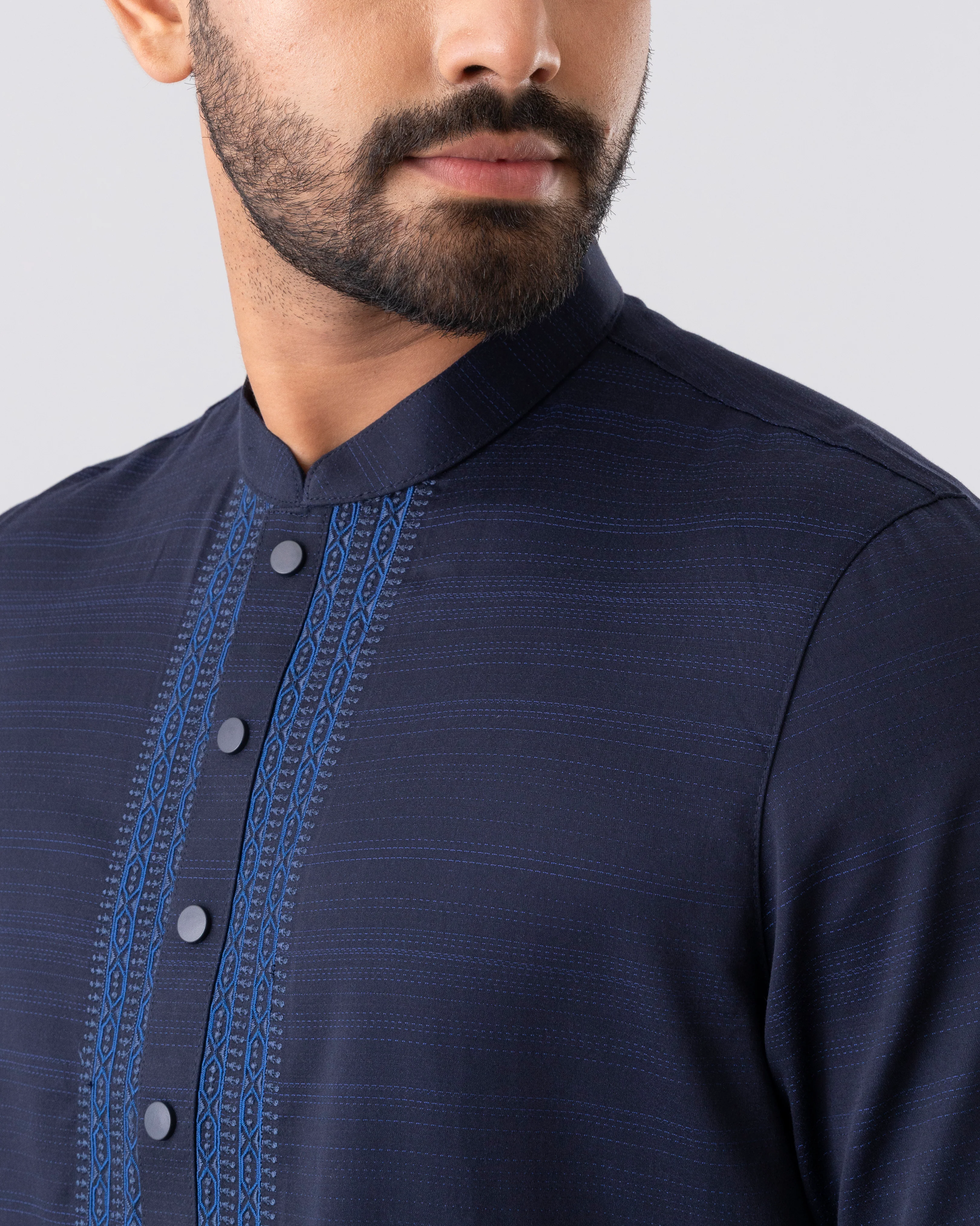 Regular Fit Semi-Formal Panjabi - Image 6