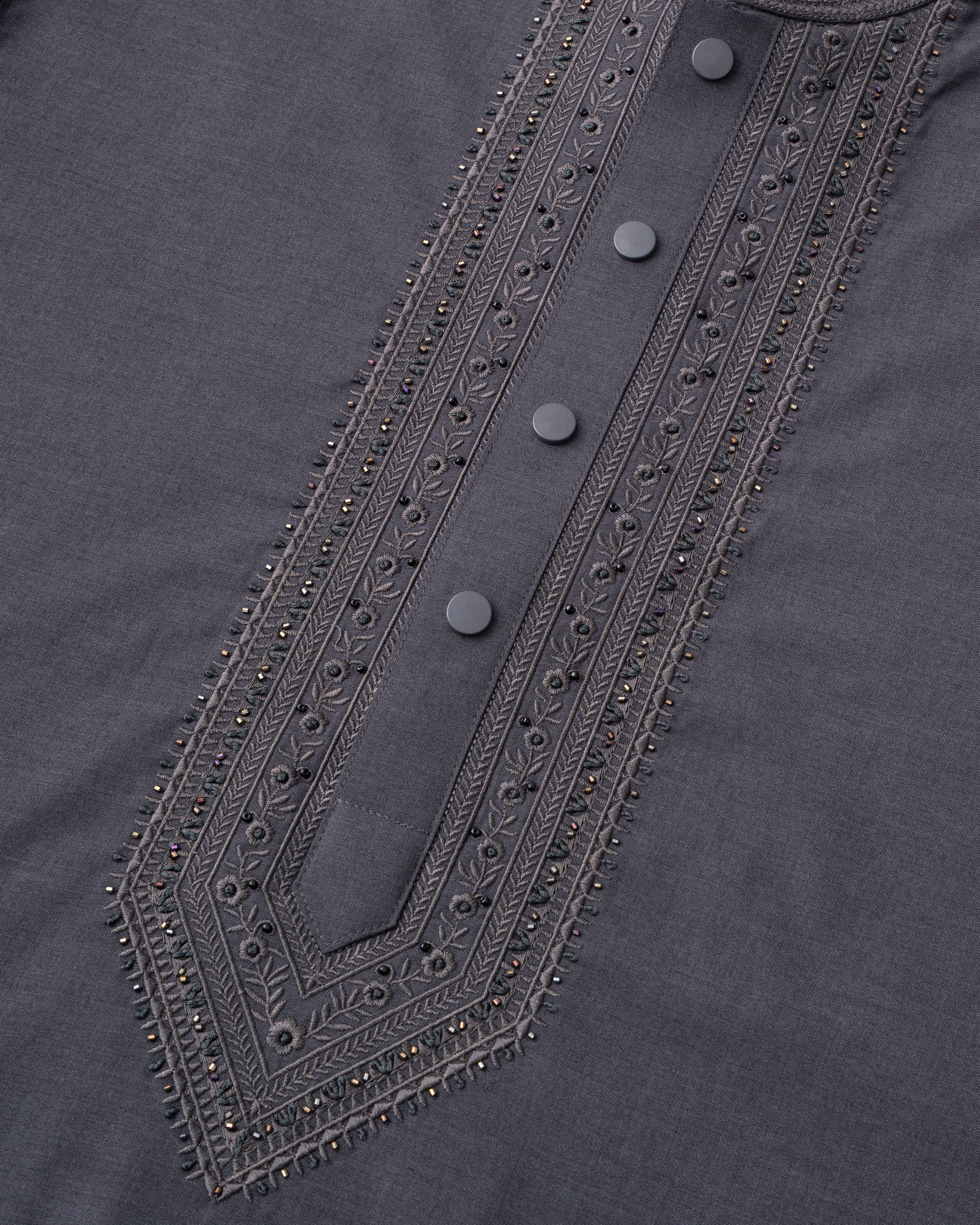 Regular Fit Semi-Formal Panjabi - Image 6